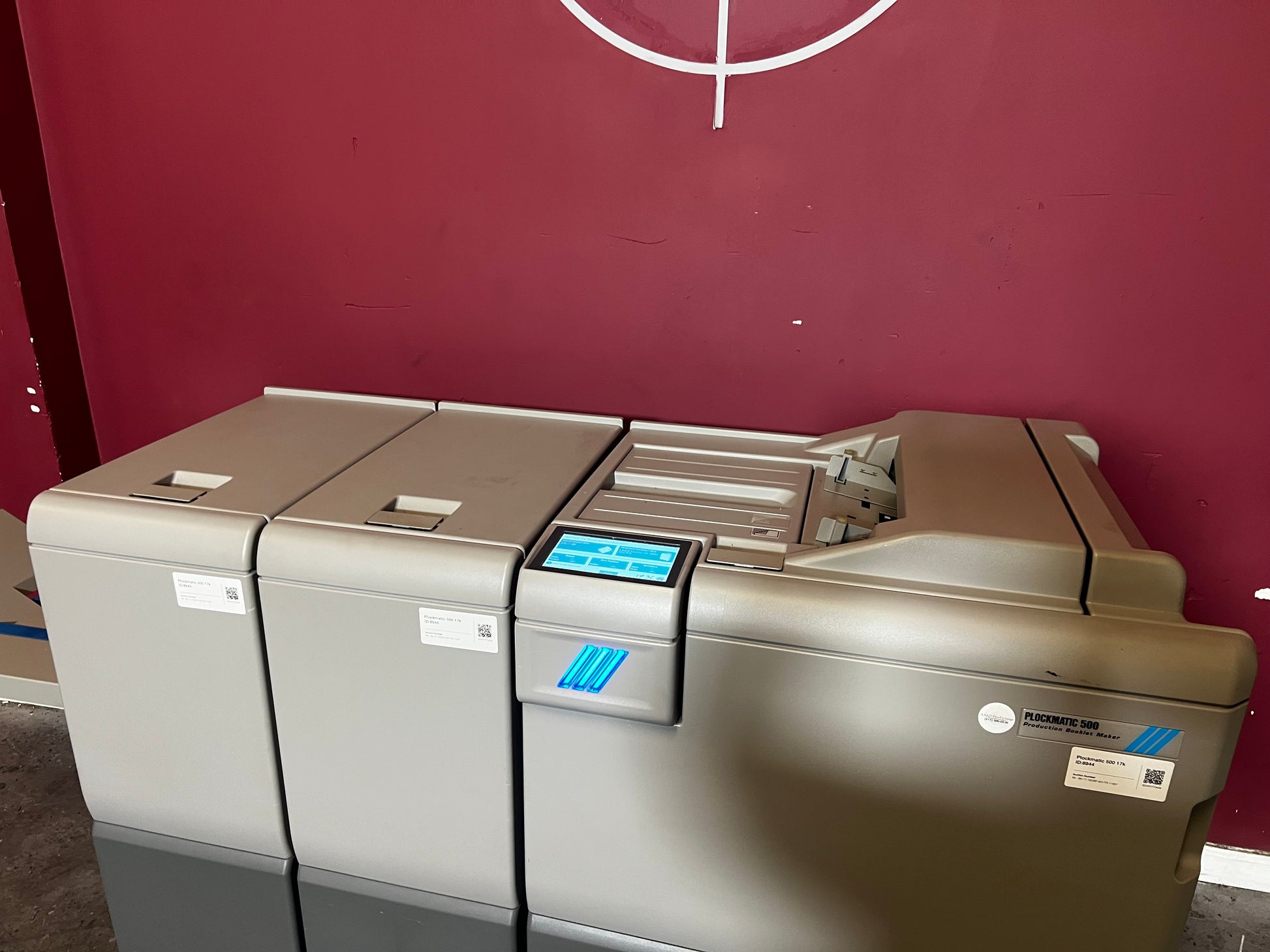 Used Plockmatic 500 Booklet Maker Control Panel and Interface – AA&D PressExchange