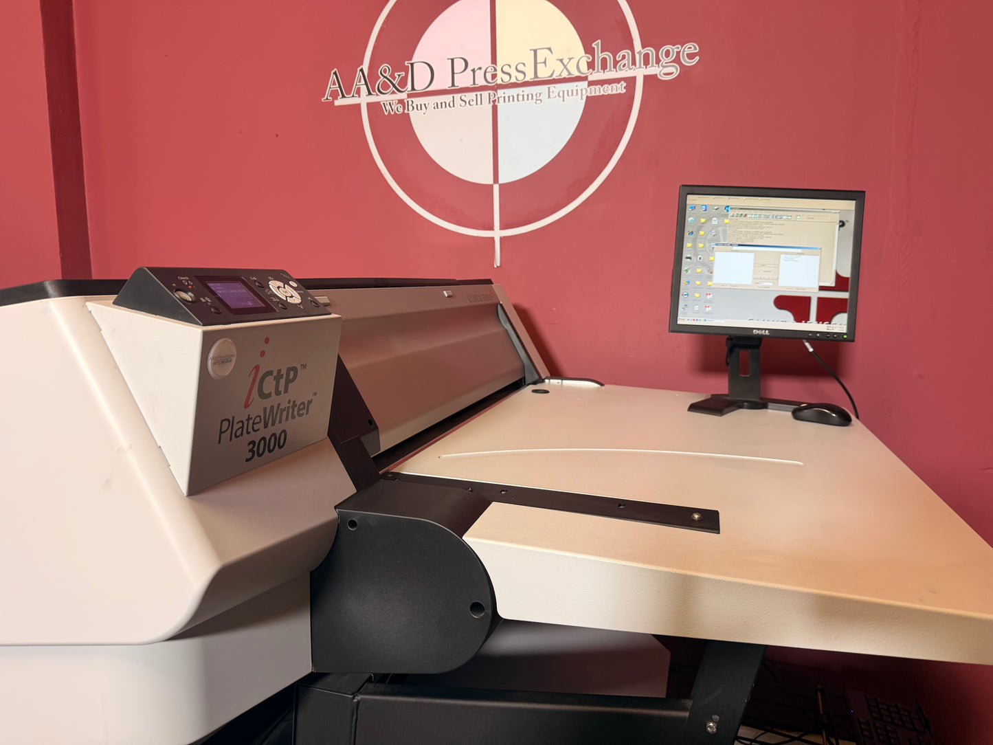 Used Glunz & Jensen PlateWriter 3000 inkjet computer-to-plate system by AA&D PressExchange