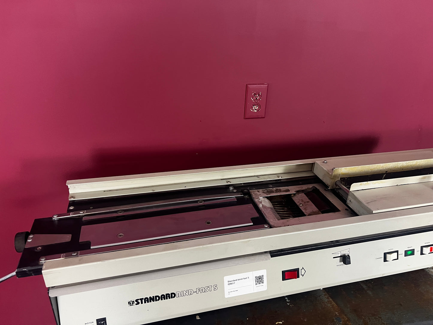 Used Standard BindFast 5 book binding and padding equipment – AA&D PressExchange