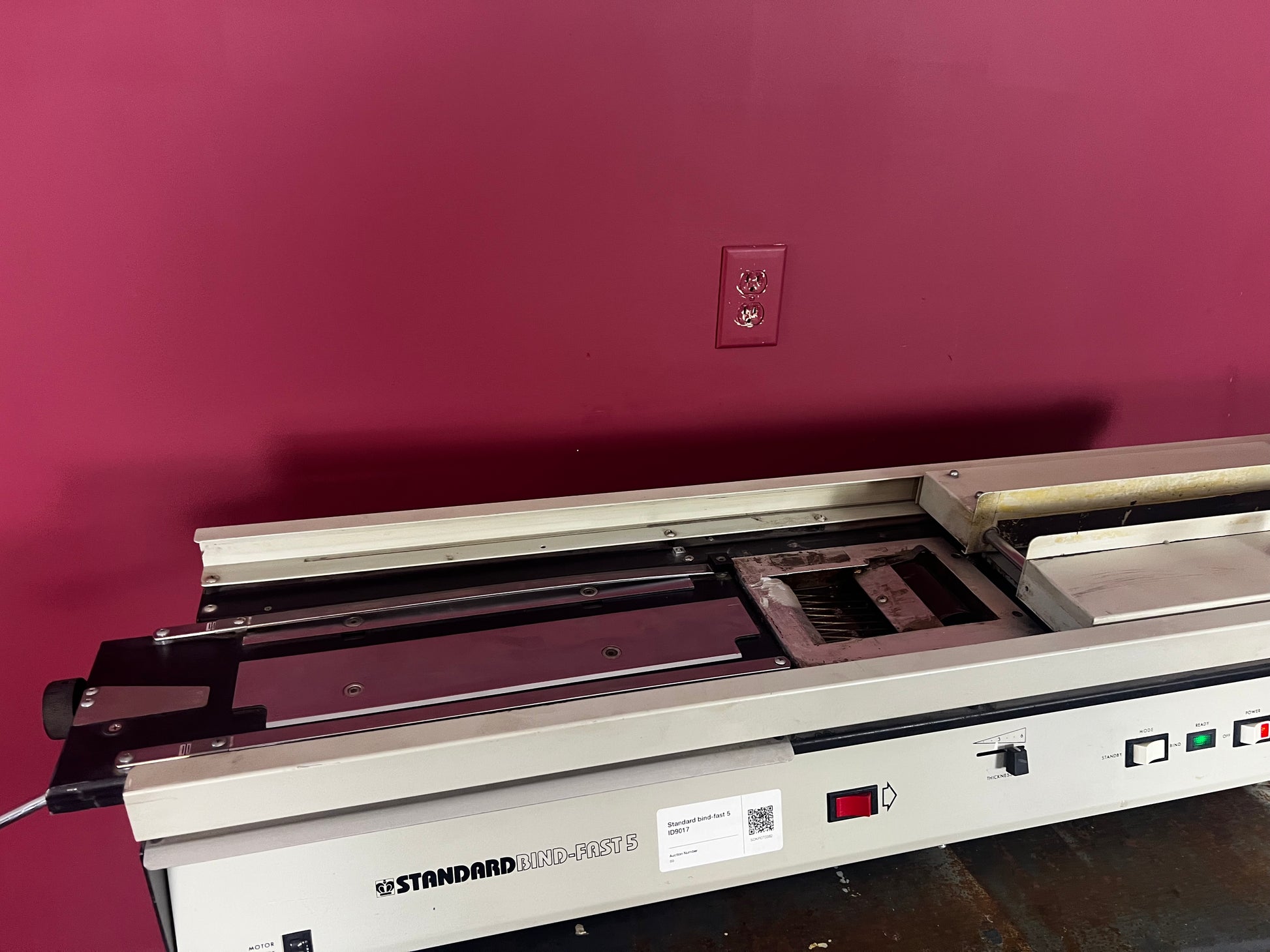 Used Standard BindFast 5 book binding and padding equipment – AA&D PressExchange
