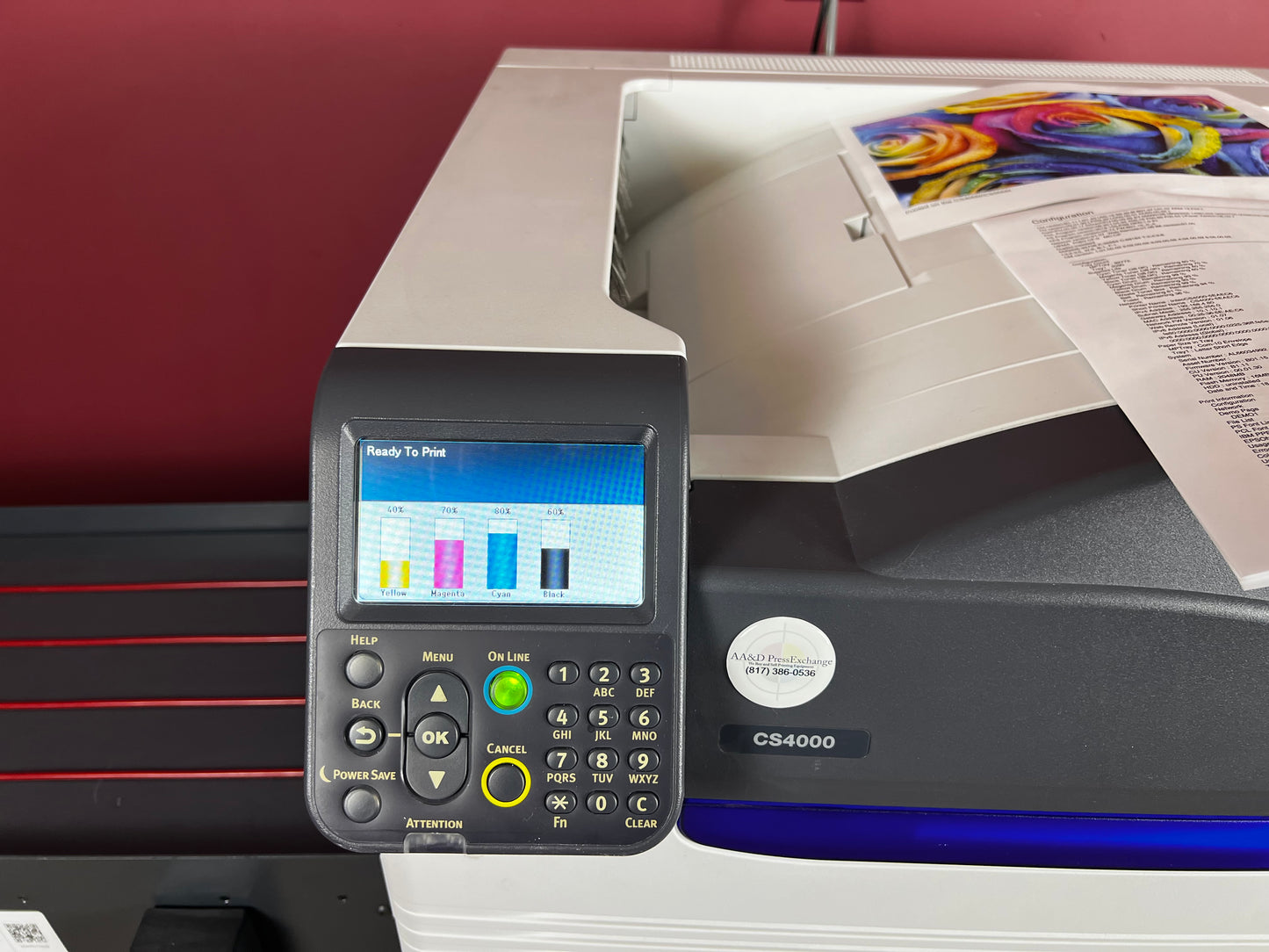 Low Meter 100k Intec CS4000 Envelope Printer