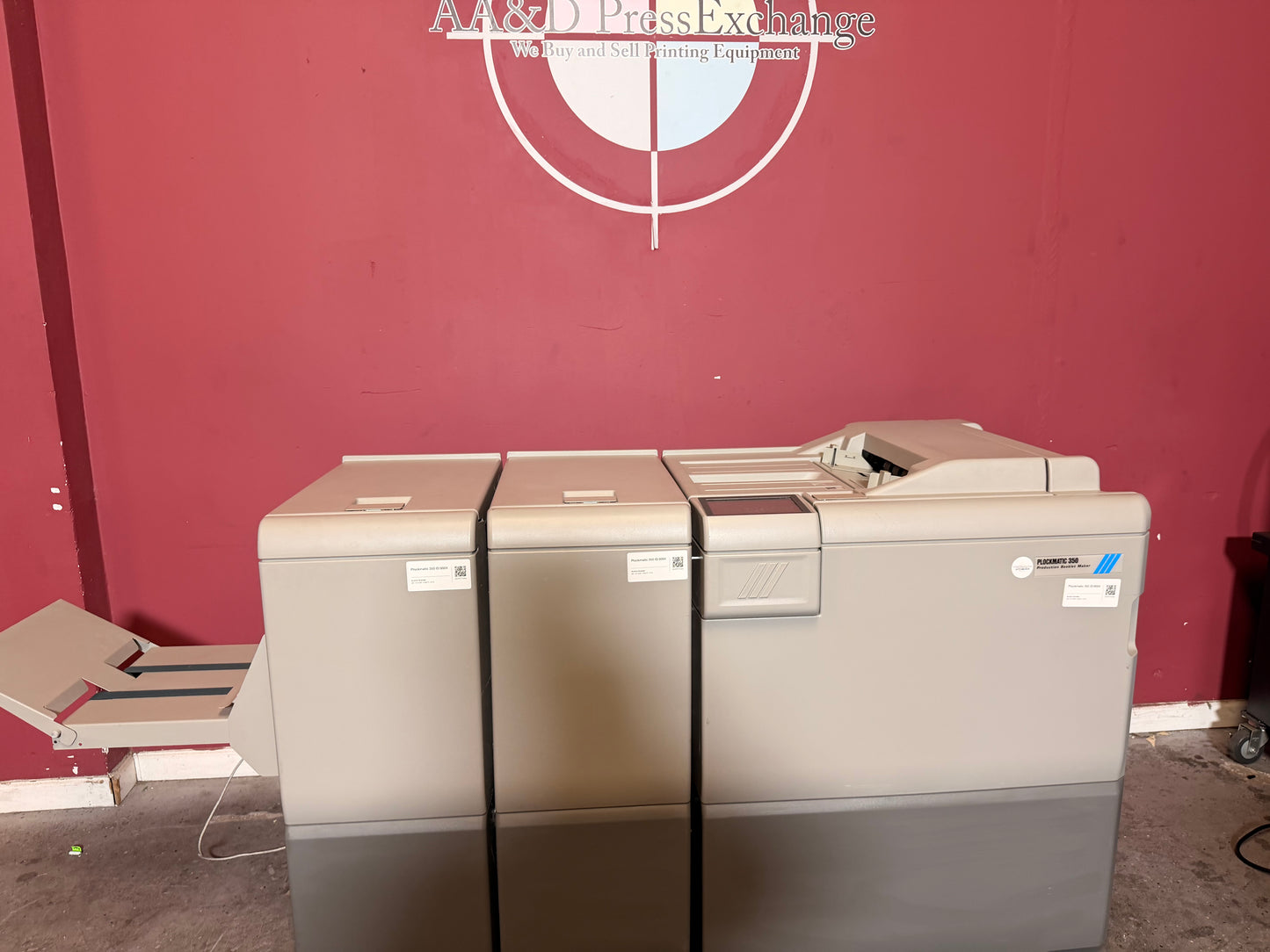 2k Meter Warranty! Plockmatic 350 Stitch/Fold/Square Back/Trim !Video!