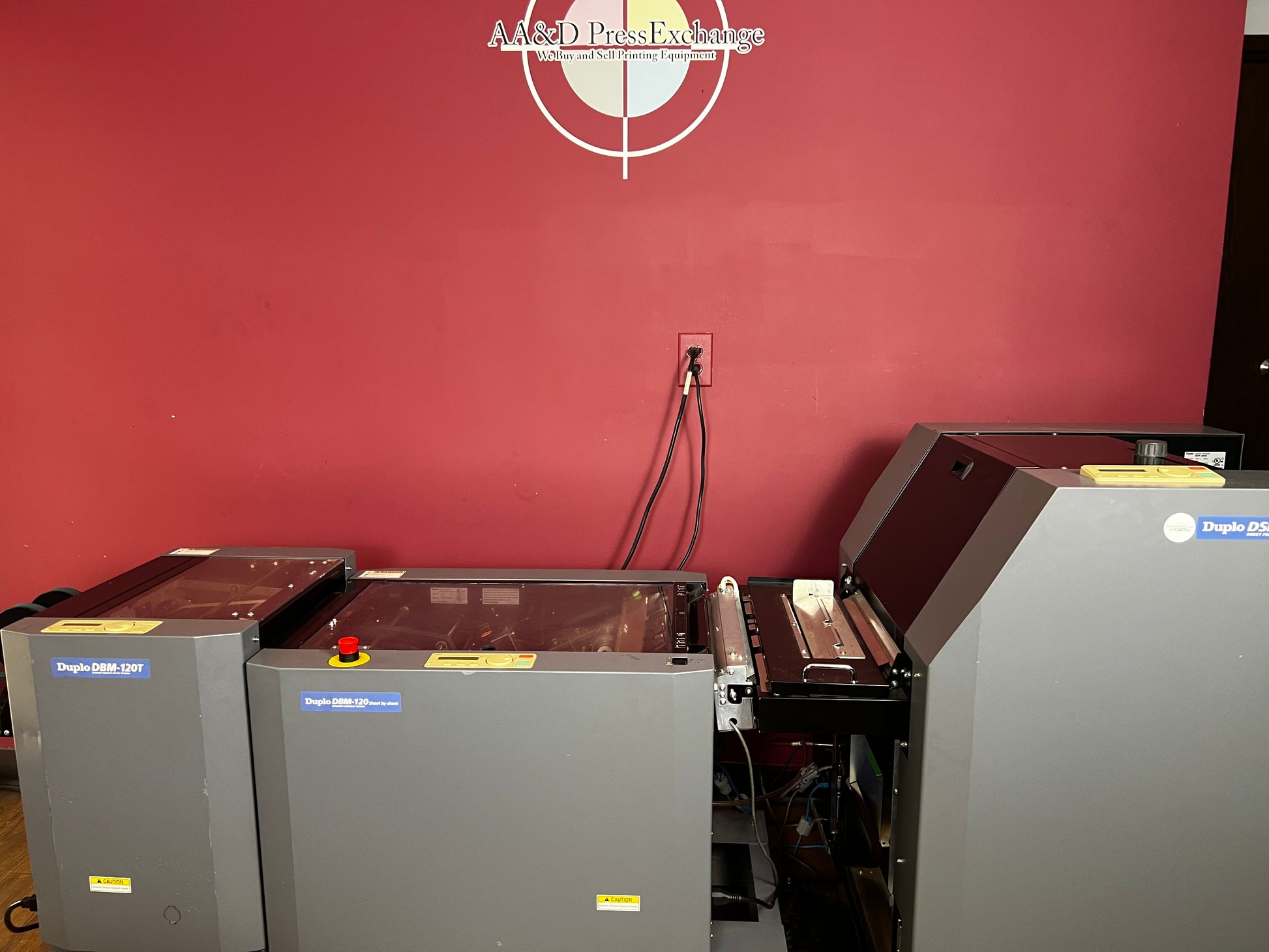 Used Duplo DBM-102T trimmer unit for booklet maker – AA&D PressExchange