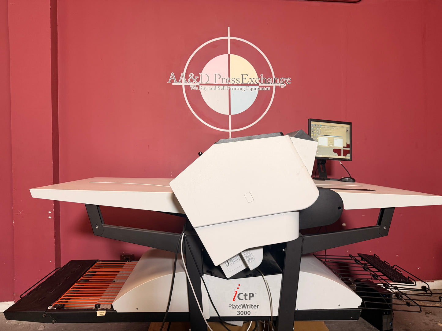 Used AA&D PressExchange PlateWriter 3000 for commercial printing plates