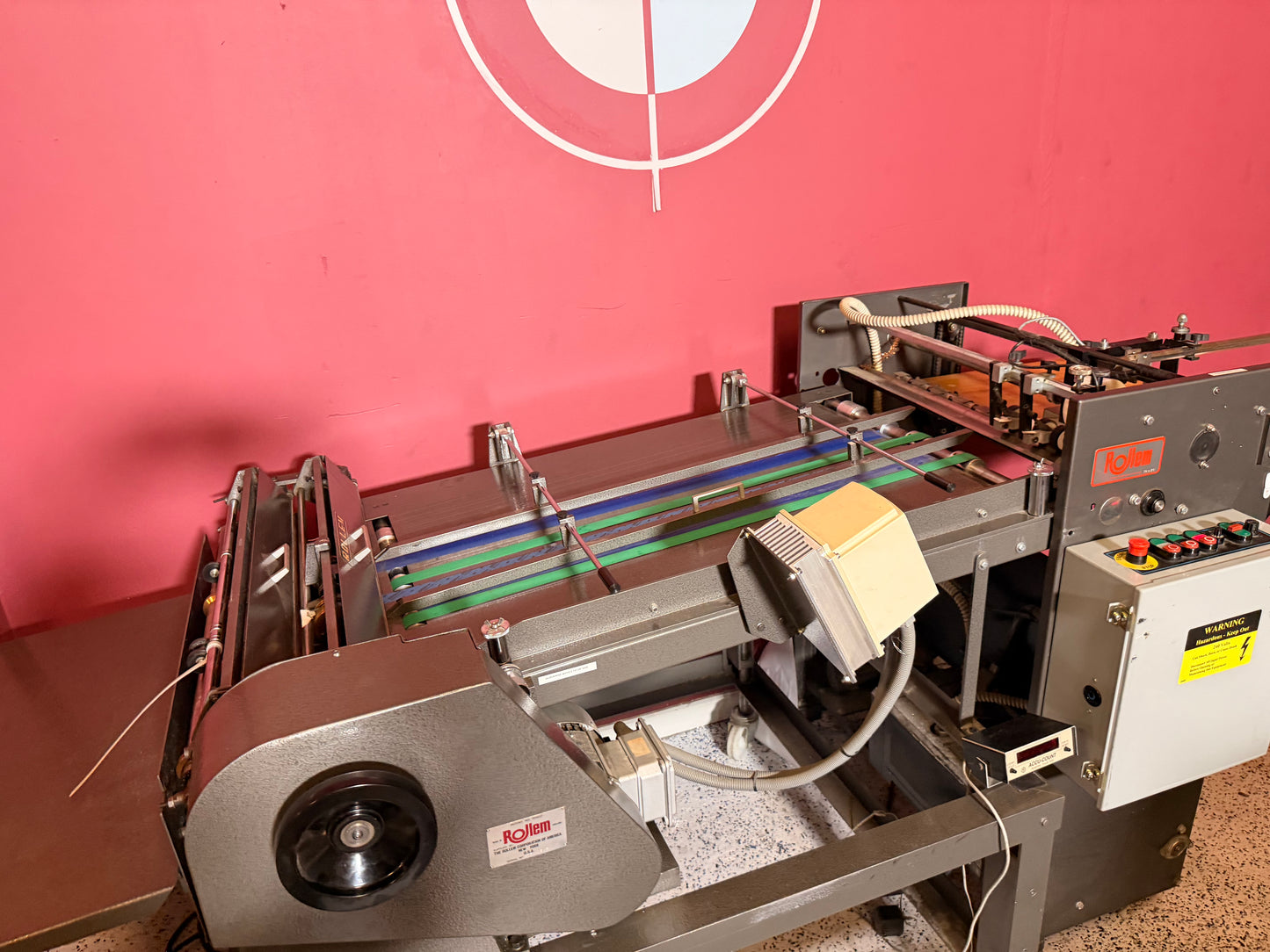 30” Wide Rollem TR perforator/scoring/Slit/Pile Feeder
