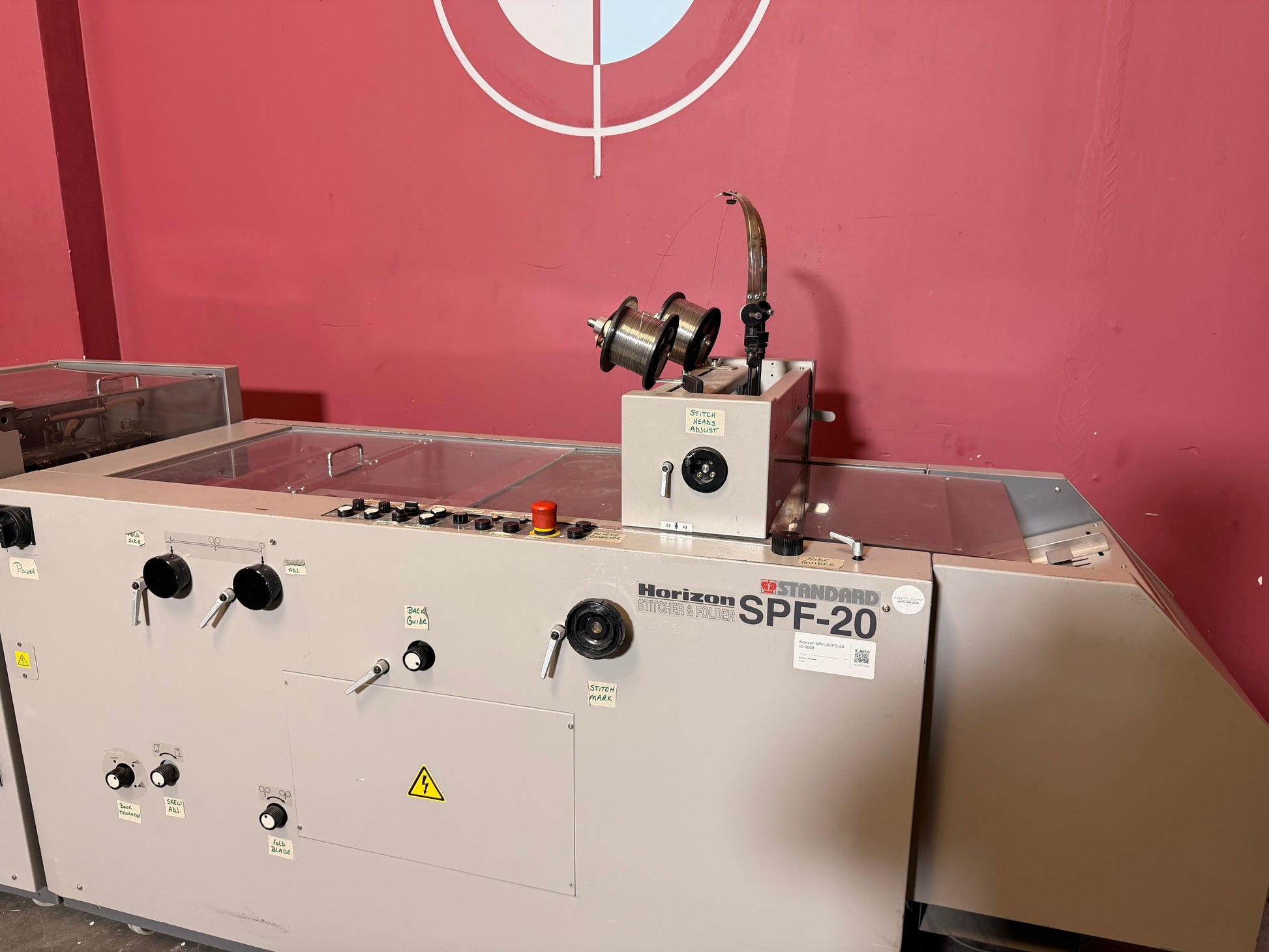 Used Horizon bookletmaking equipment semi automatic finishing system