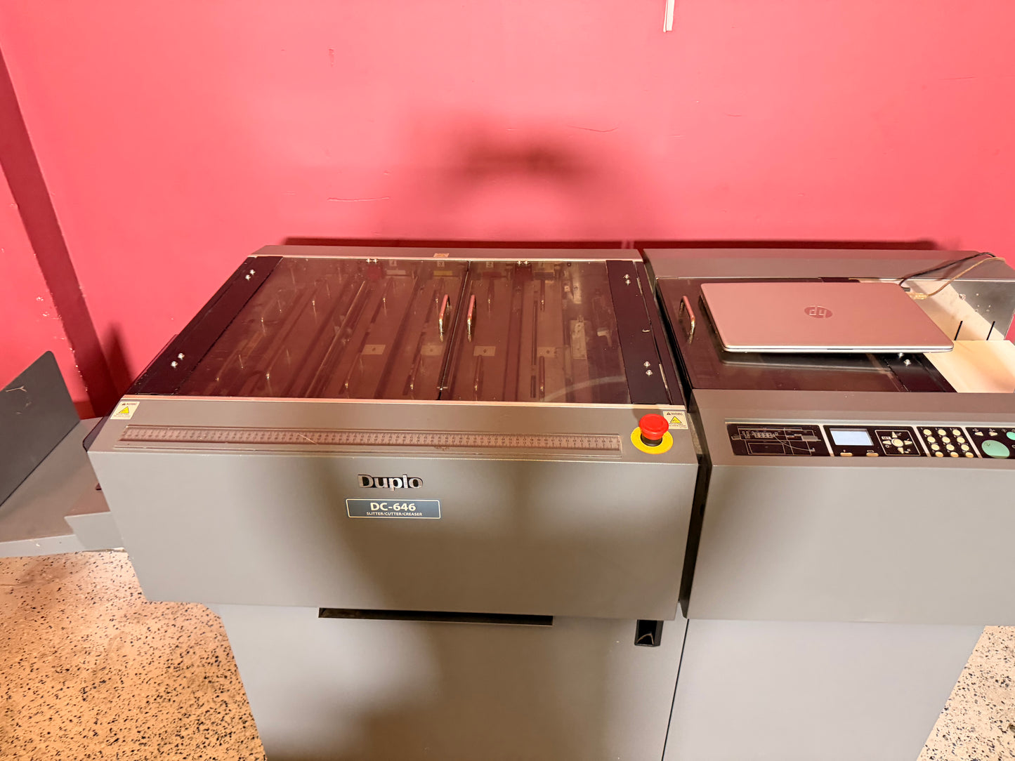 Duplo DC-646 Slitter/Cutter/Creaser with Software