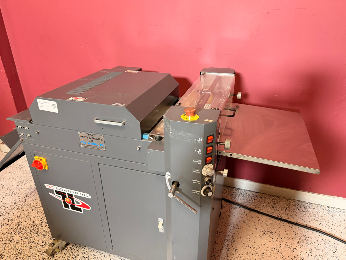 Tec Lighting XC14 UV Coater