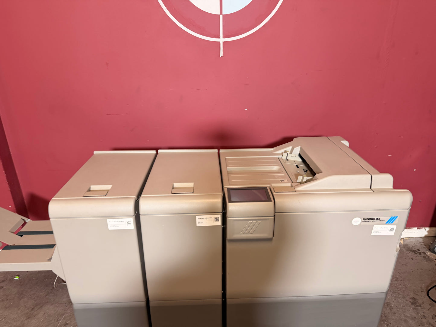 2k Meter Warranty! Plockmatic 350 Stitch/Fold/Square Back/Trim !Video!