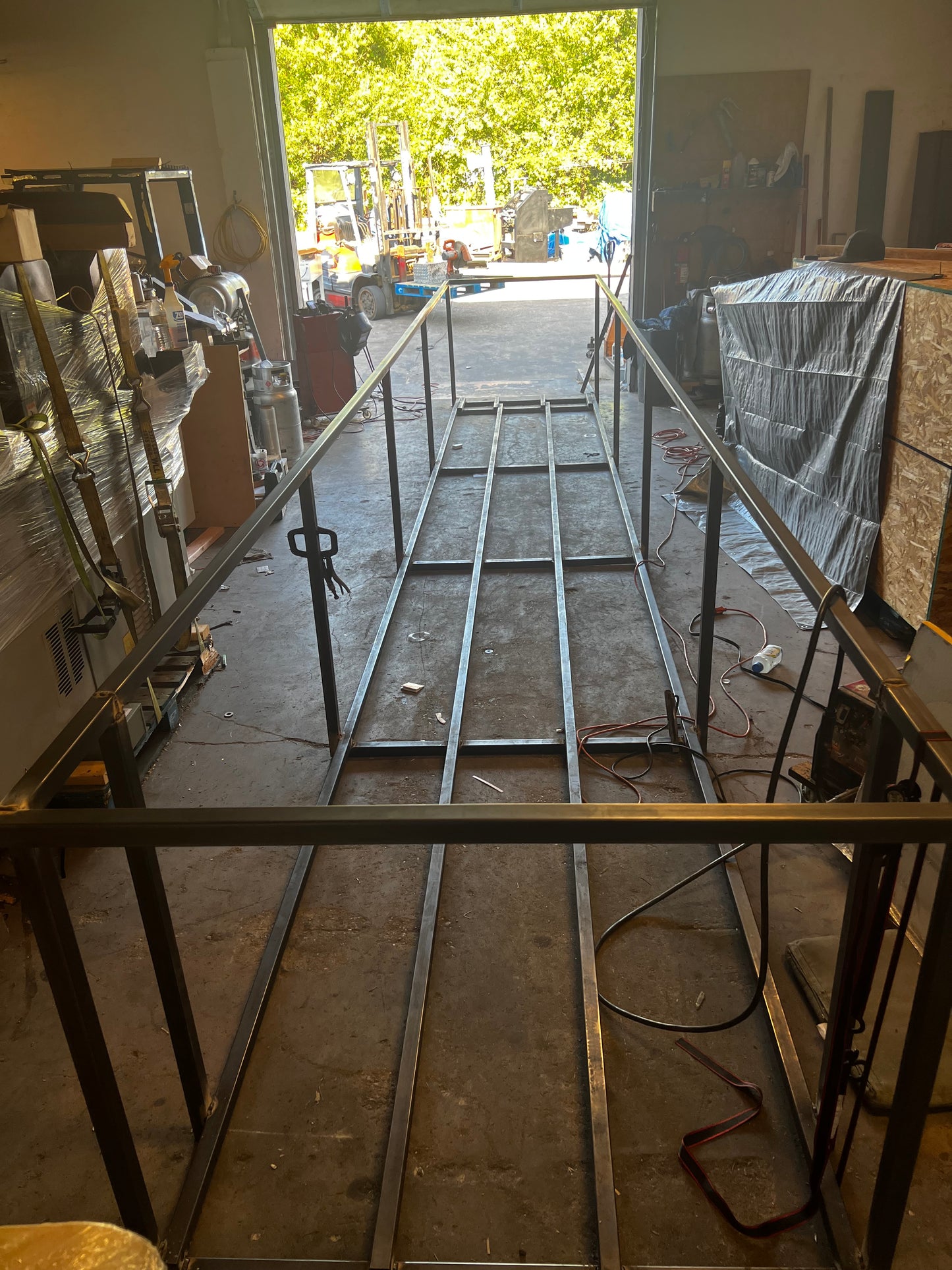 We completed six 25 foot crates
