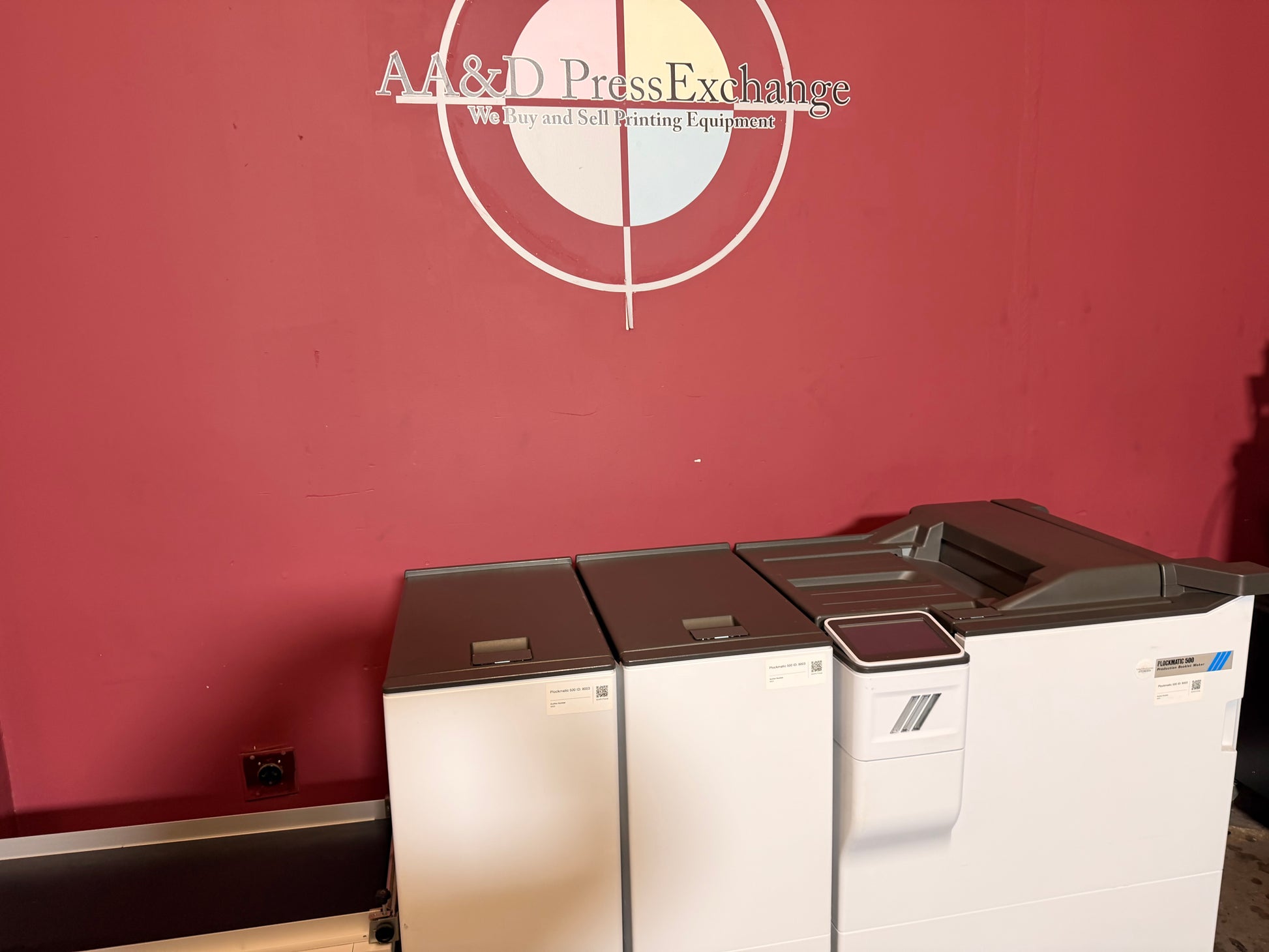 Plockmatic 500-m Booklet Maker for sale for commercial print shop applications