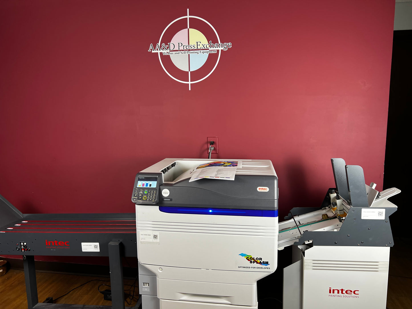 Low Meter 100k Intec CS4000 Envelope Printer