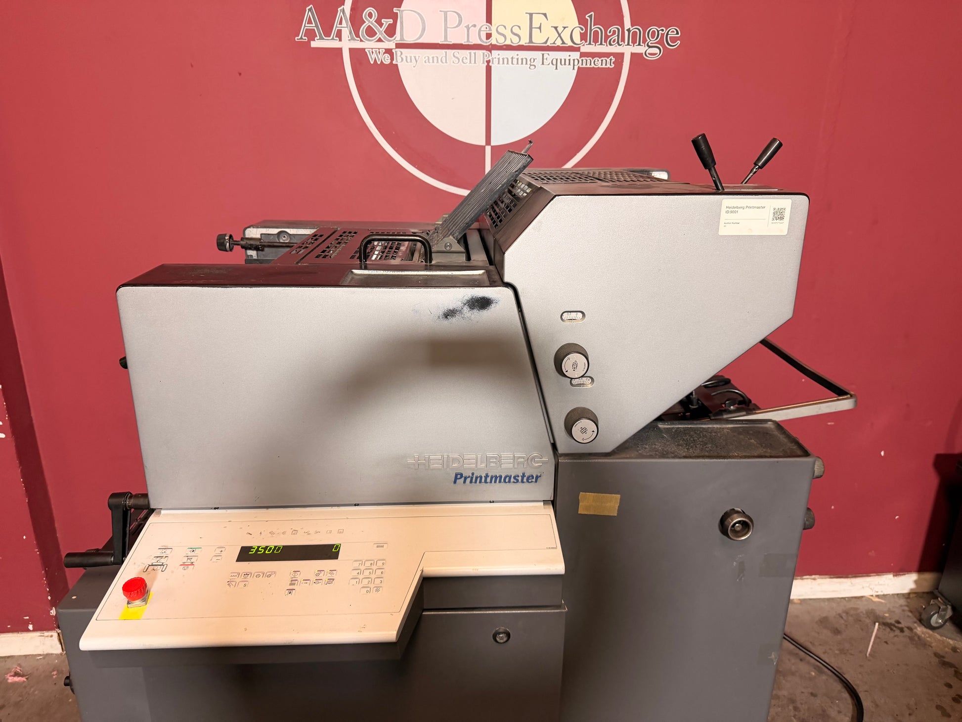 Used Heidelberg Printmaster QM 46-2 sheet fed offset press for sale overall machine