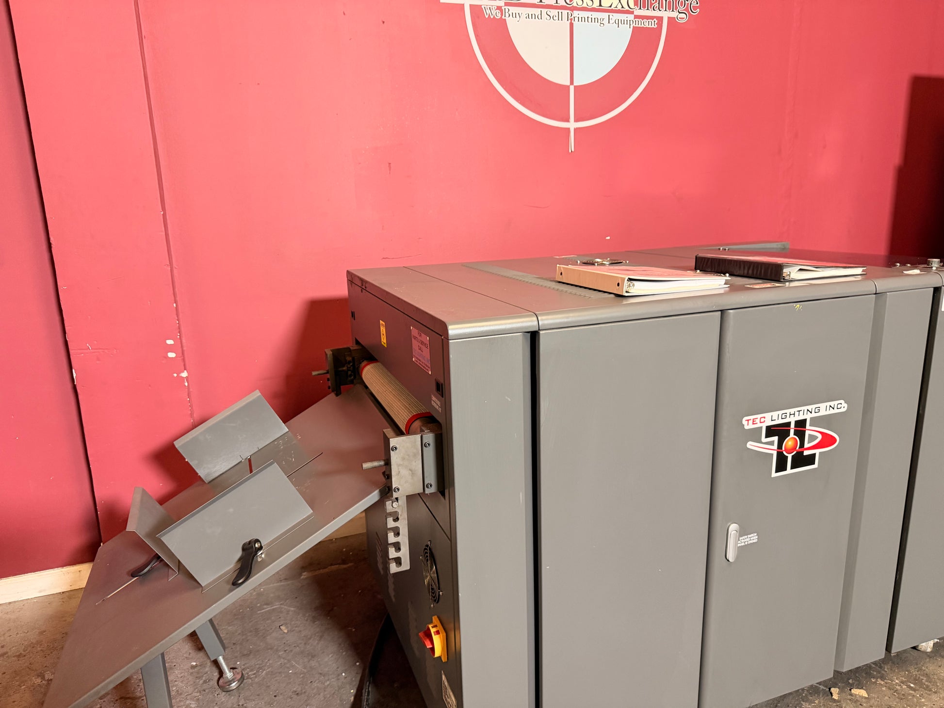 Used Tec Lighting Truv-21D UV Coater IR lamp section with variable intensity control