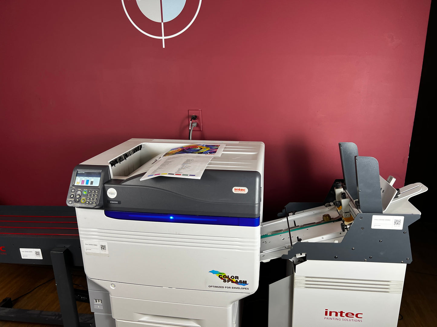 Low Meter 100k Intec CS4000 Envelope Printer