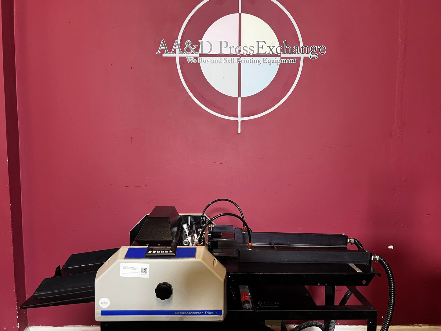 Used Graphic Whizard Creasemaster Plus automated paper creaser – AA&D PressExchange
