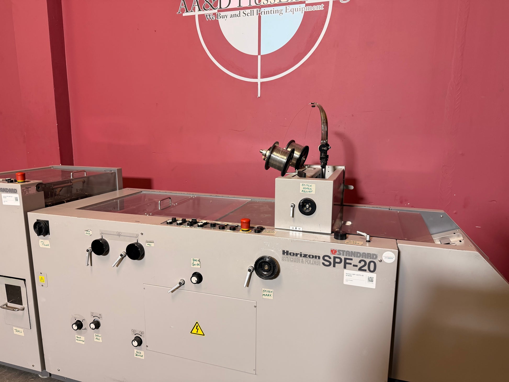 Used Horizon bookletmaking system inline ready with collator setup