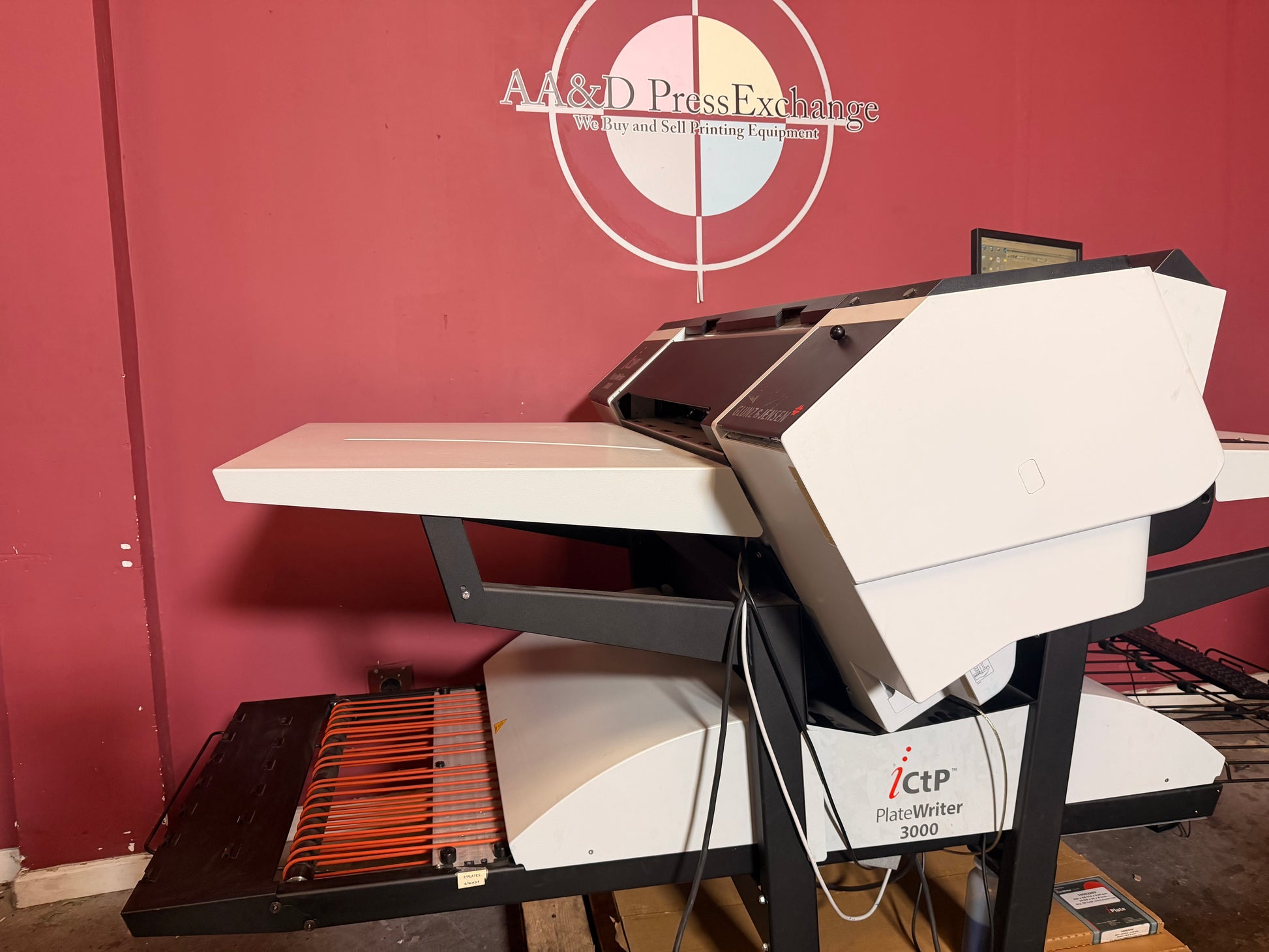 Used Glunz & Jensen iCTP PlateWriter 3000 control panel by AA&D PressExchange