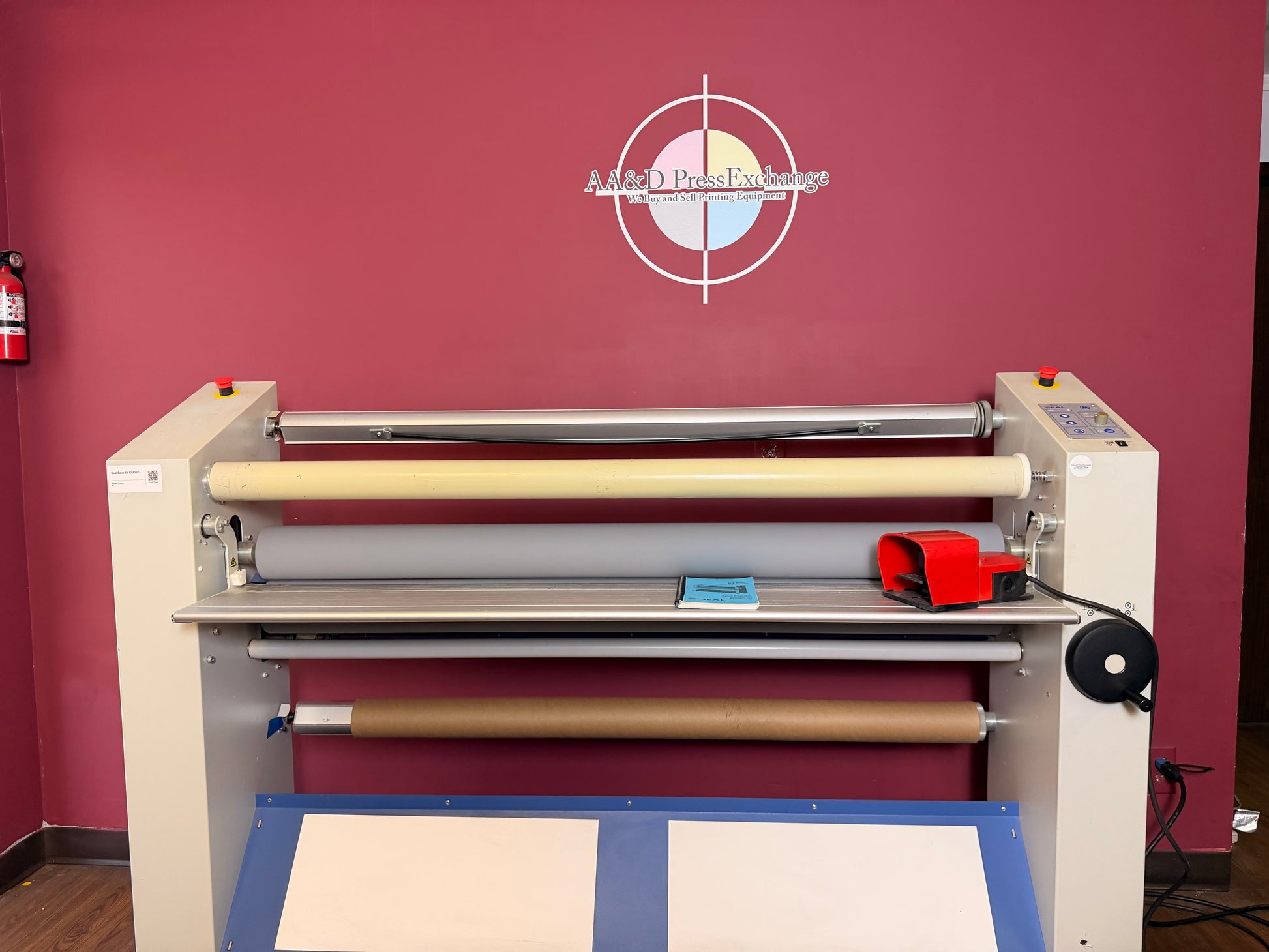 Used Seal Base 54 laminator full machine overview – AA&D PressExchange