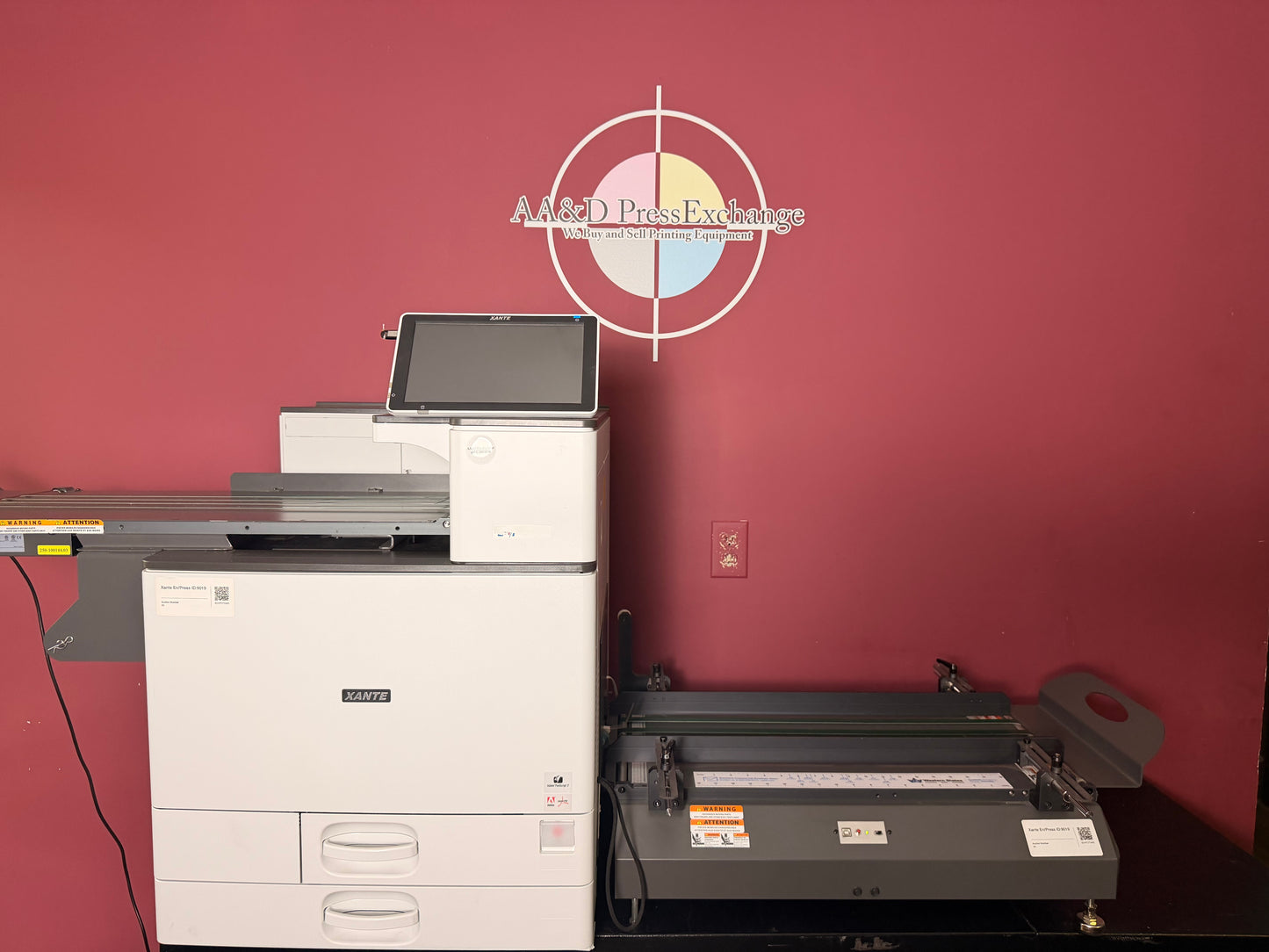 Used Xante En Press Envelope Printer Low meter 3K front view high-speed color printer