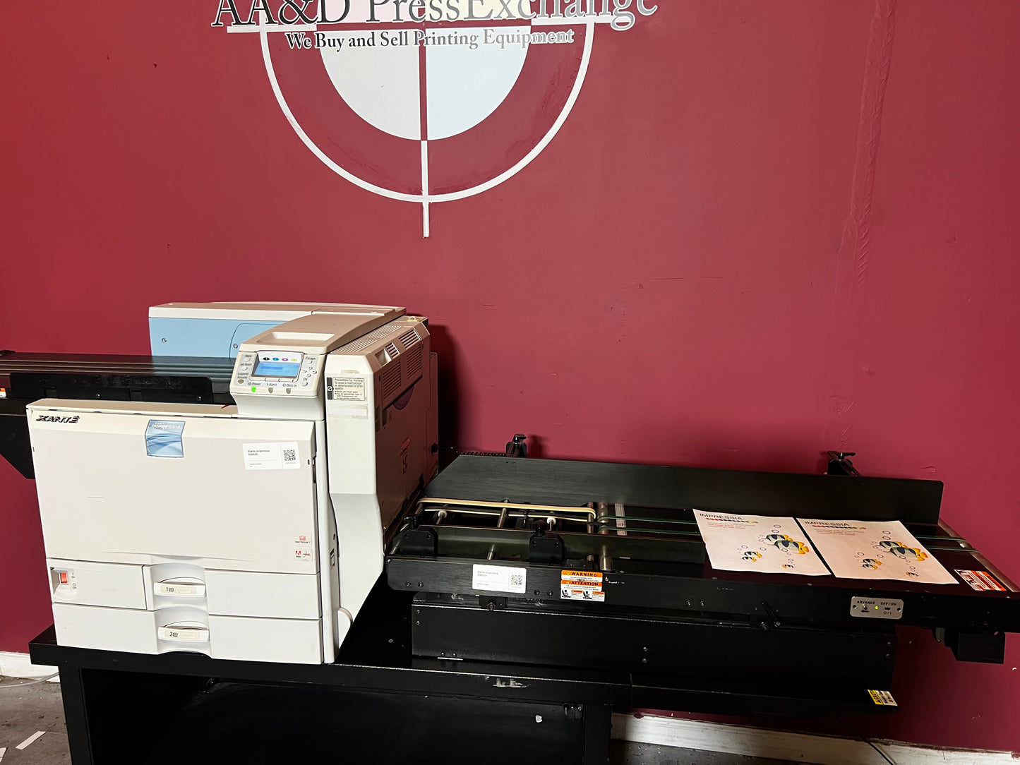 Used Xante Impressia Digital Envelope Press with iQueue Workflow at AA&D PressExchange