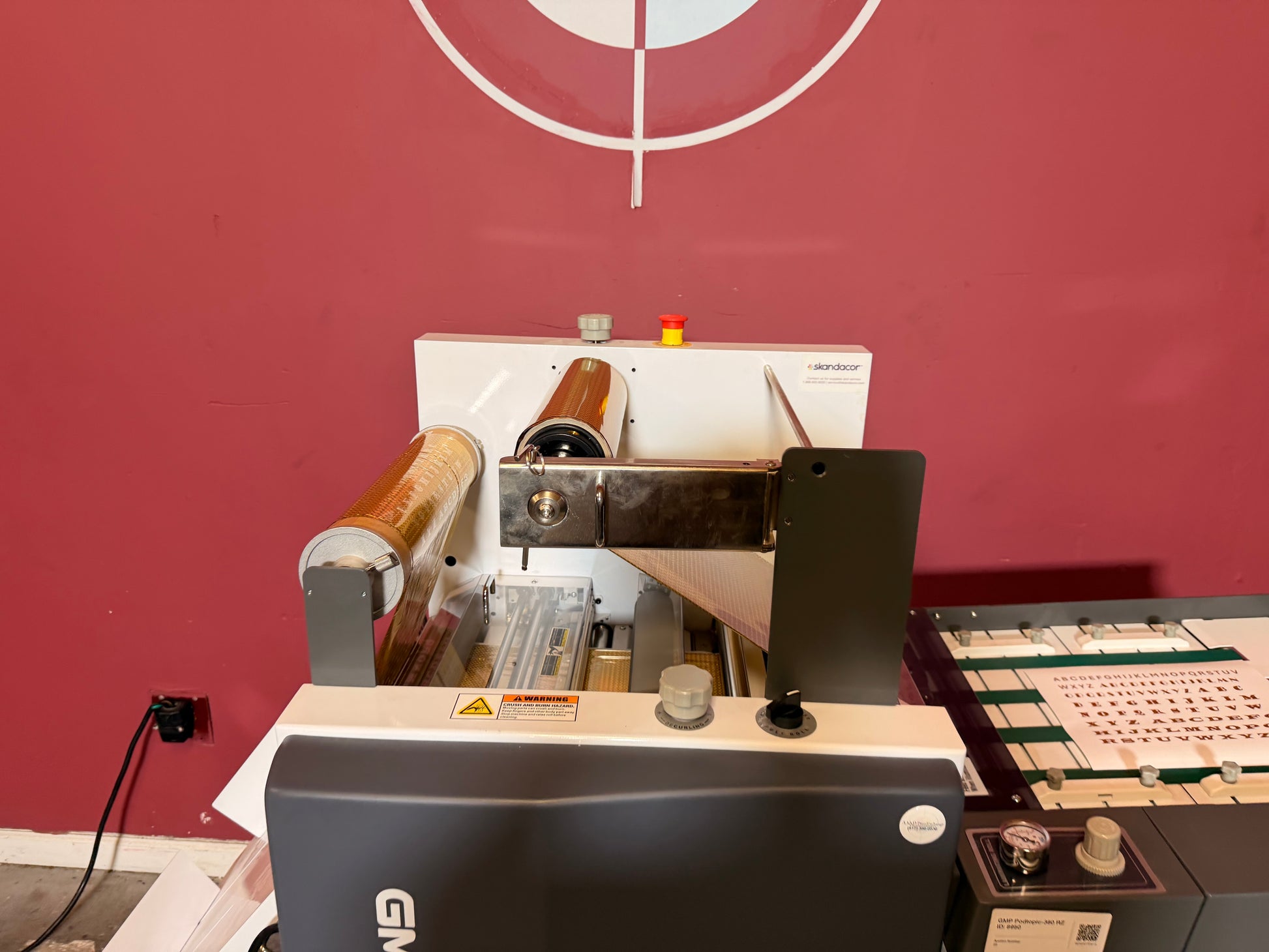 Used GMP PODTOPIC-380 RZ Laminator Foiler lamination rollers – AA&D PressExchange