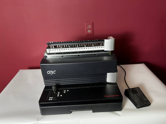  Used GBC Magnapunch 4:1 Die binding machine front view – AA&D PressExchange