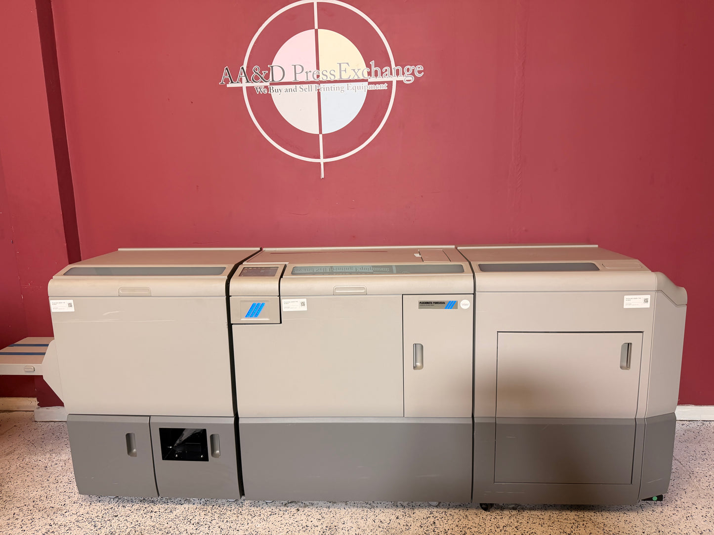 Low meter Plockmatic 5050S Booklet Maker for professional print finishing