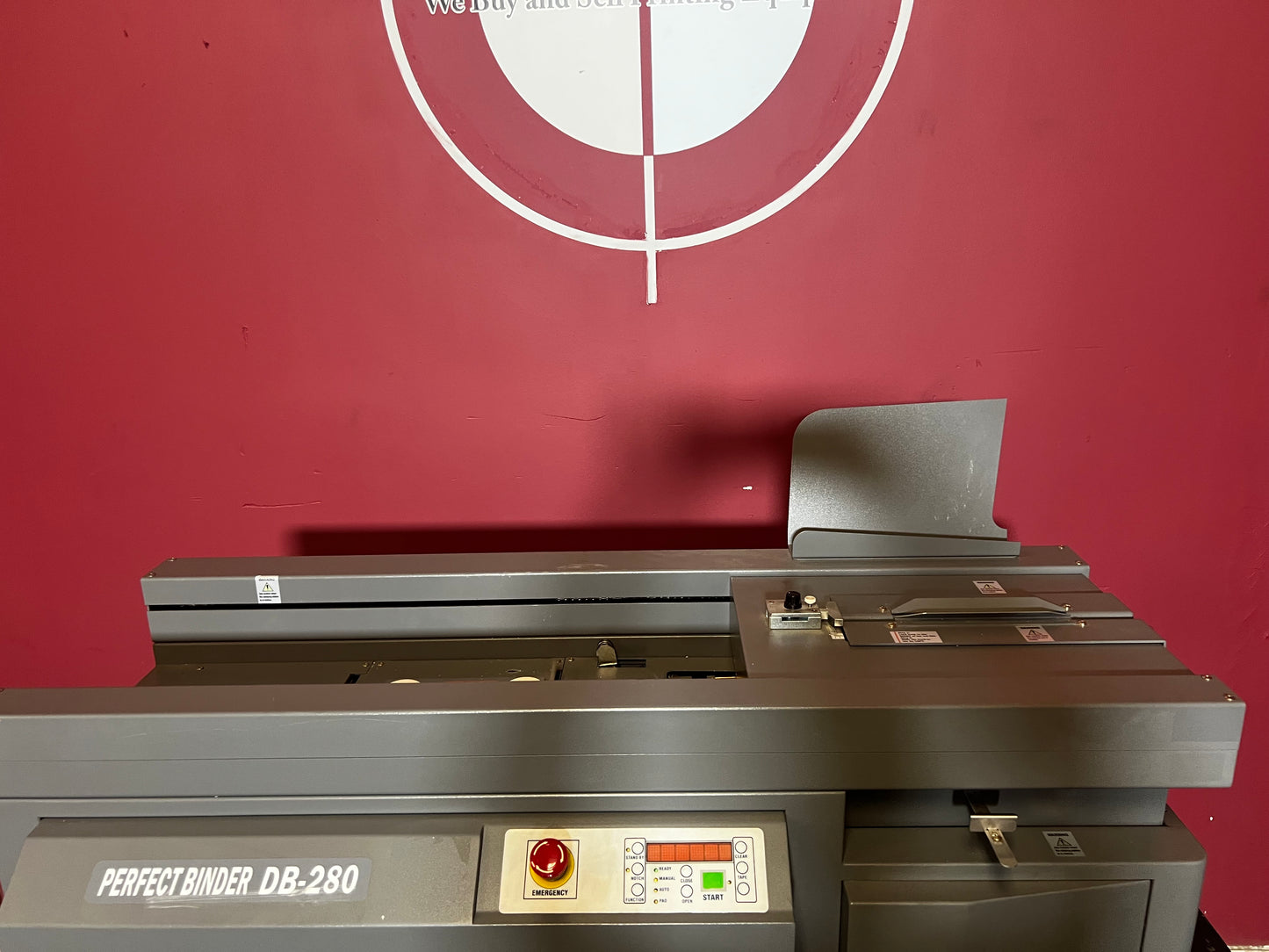 Used Duplo DB-280 compact automatic perfect binder – AA&D PressExchange