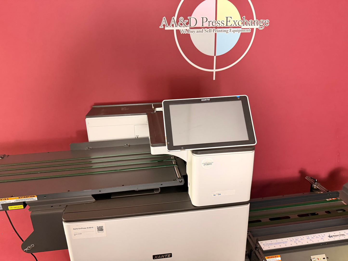 Used Xante En Press Envelope Printer Low meter 3K compact design for print shop use