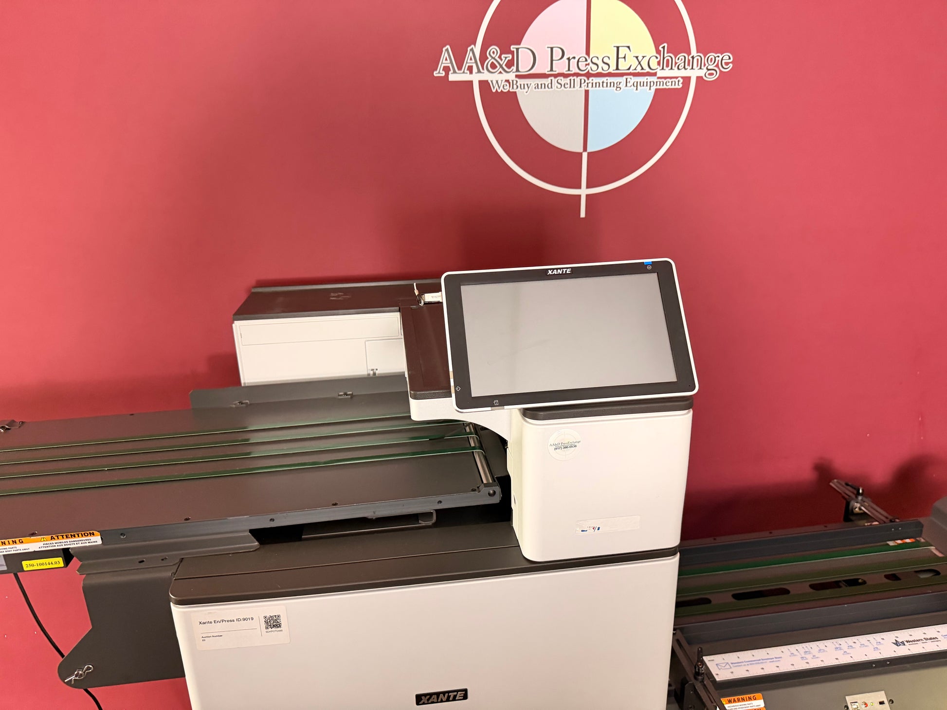 Used Xante En Press Envelope Printer Low meter 3K compact design for print shop use
