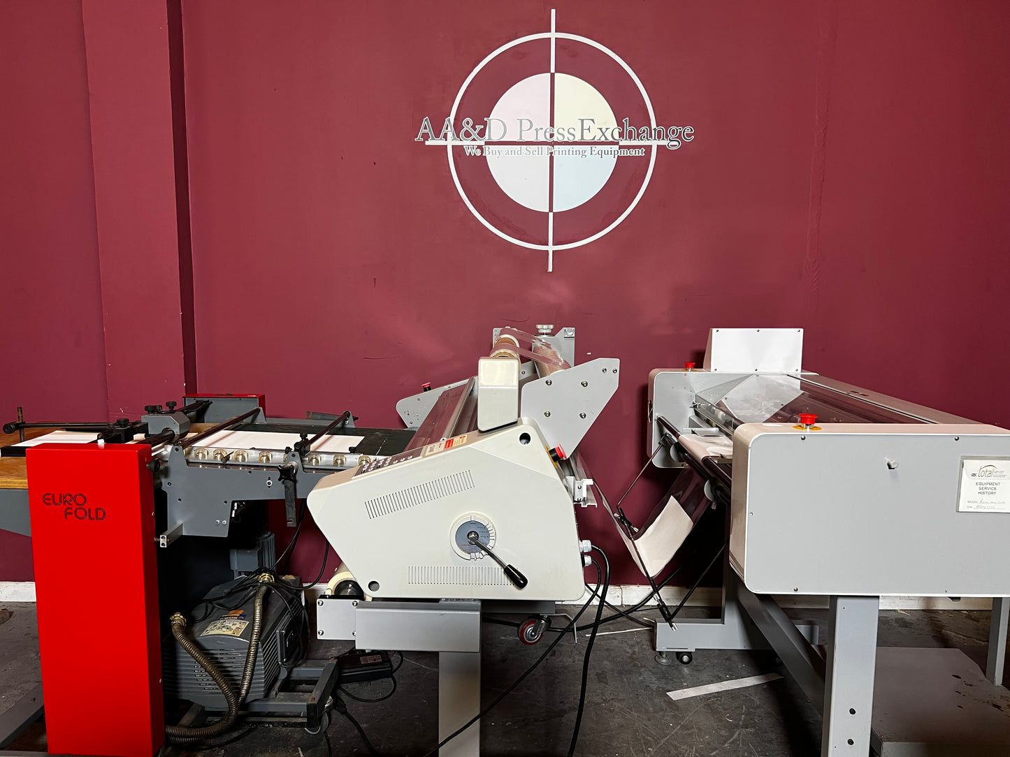 AA&D PressExchange Used GBC 1244 WF Laminator Cutter commercial wide-format laminating and mounting system
