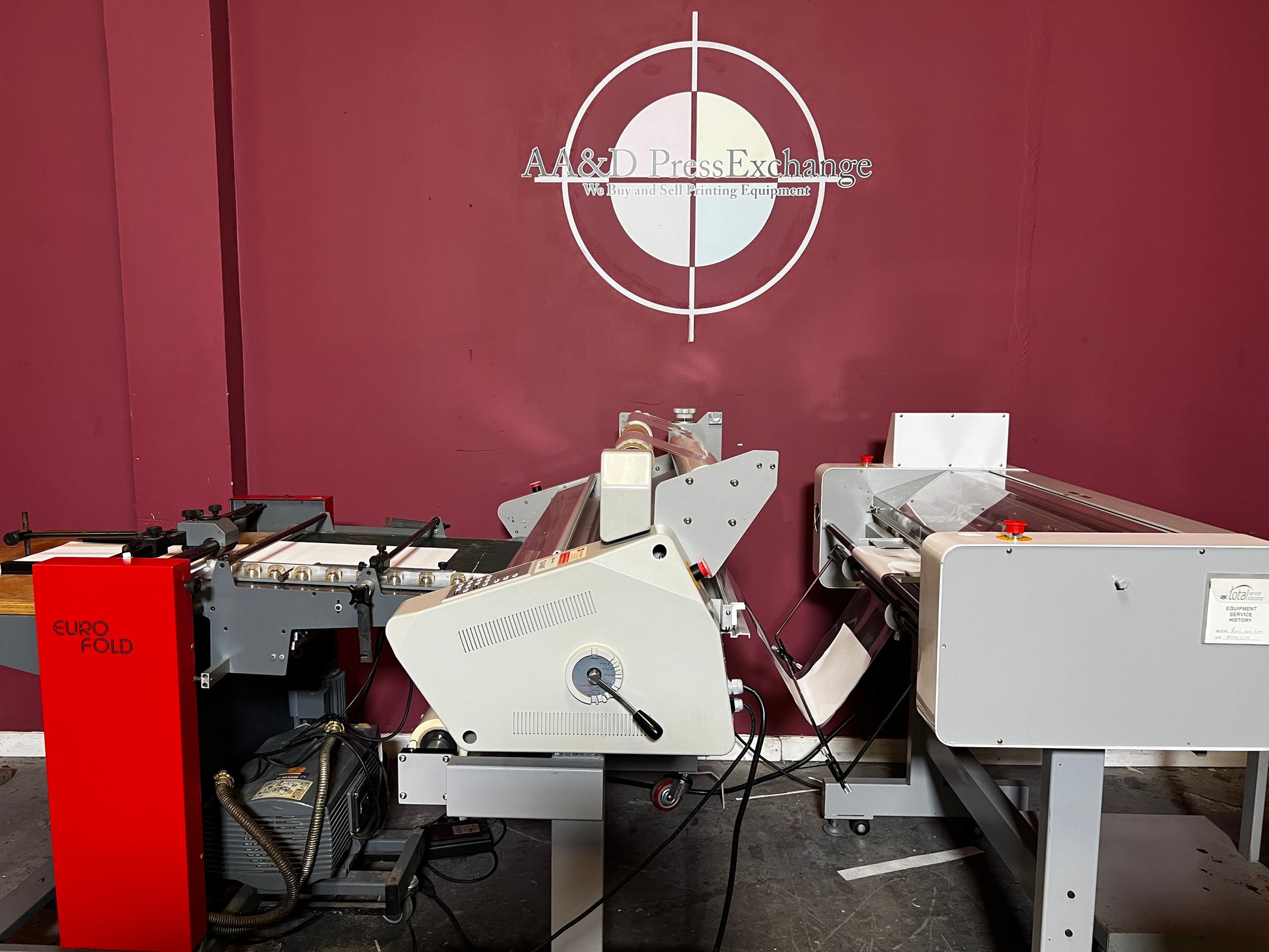 AA&D PressExchange Used GBC 1244 WF Laminator Cutter commercial wide-format laminating and mounting system