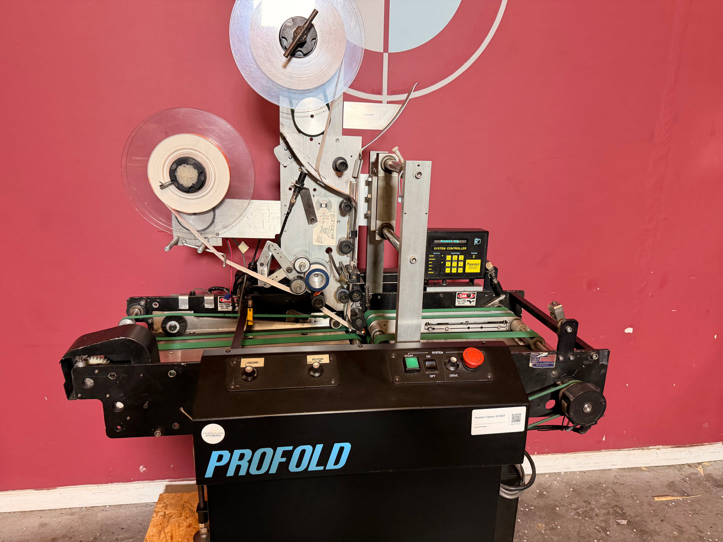 Profold tabbing machine for sale high volume mailing automation system for print shops