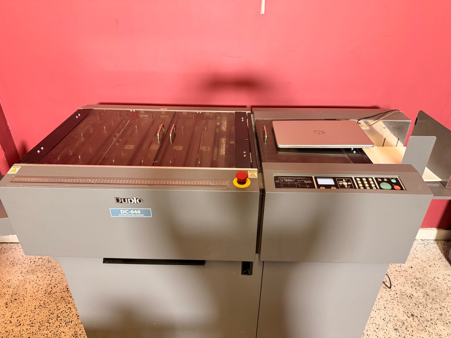 Duplo DC-646 Slitter/Cutter/Creaser with Software