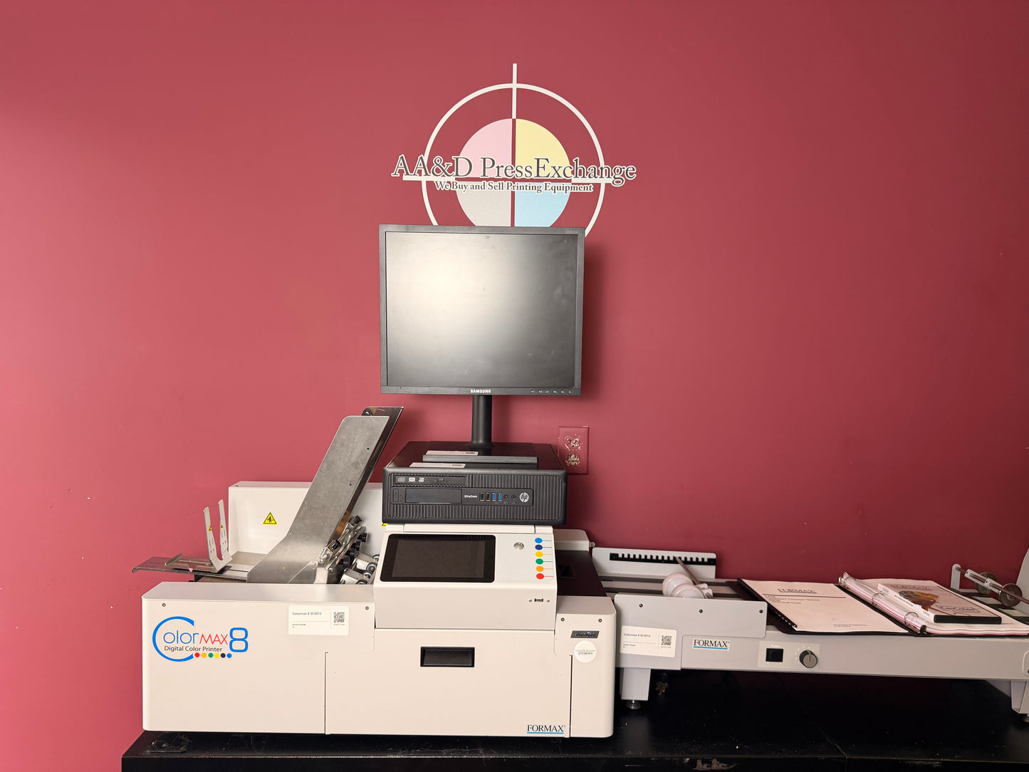 Used Formax ColorMax8 Digital Color Printer high speed inkjet envelope printer system