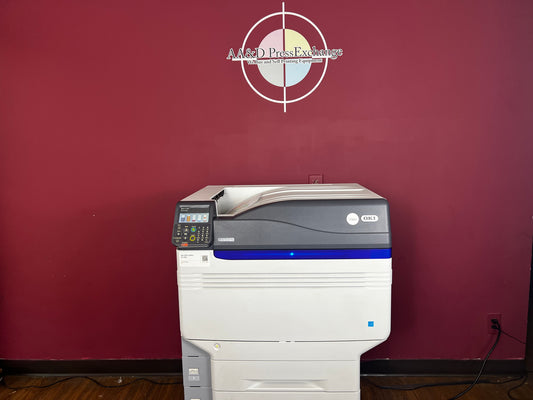 Used Oki C941e White Color Laser Printer AA&D PressExchange high-definition digital LED printing machine