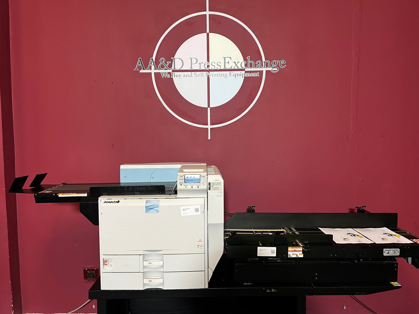 Used Xante Impressia Digital Printer for Packaging and Envelopes at AA&D PressExchange