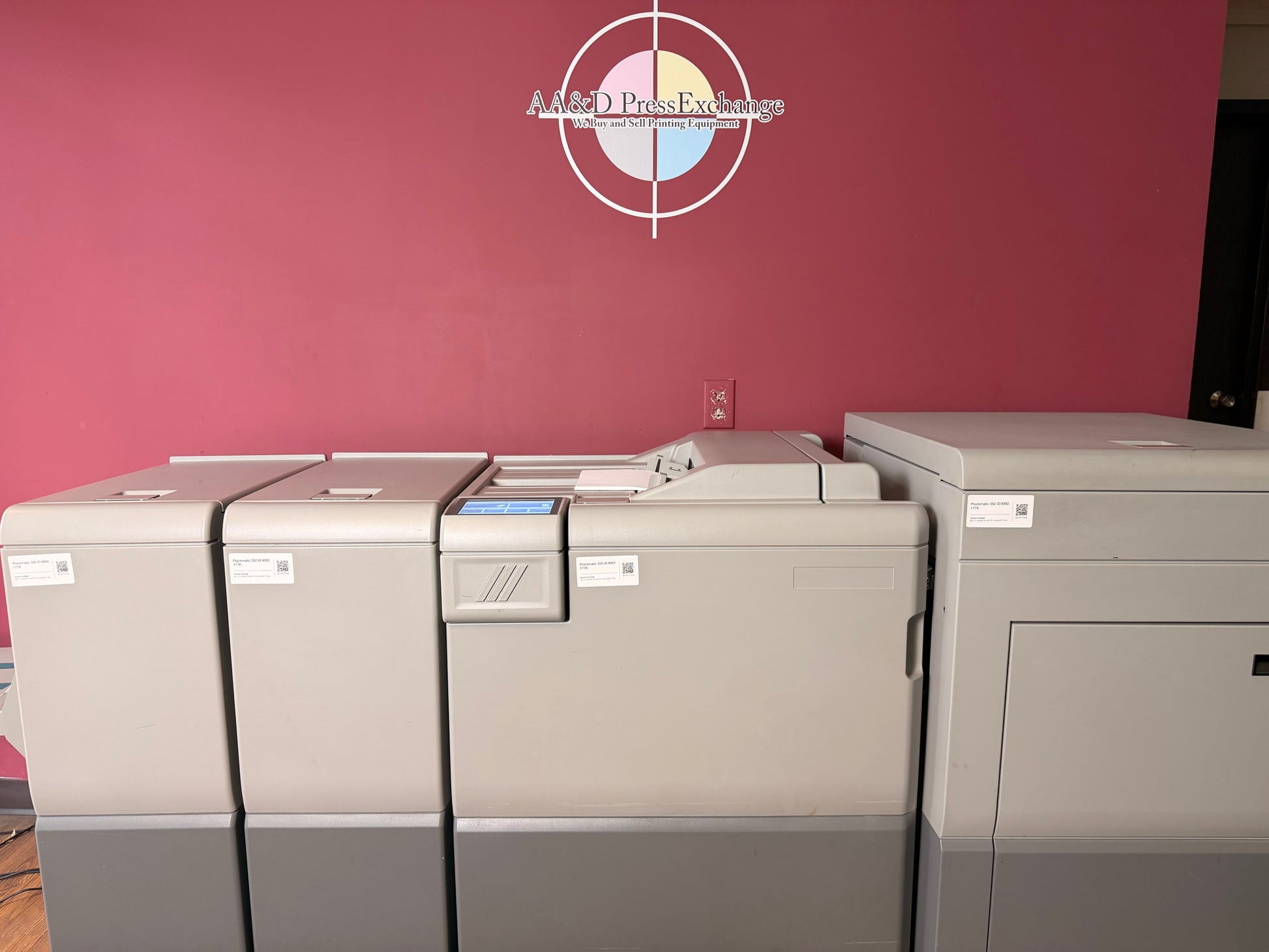 Used Plockmatic 350 booklet maker offline booklet production setup – AA&D PressExchange