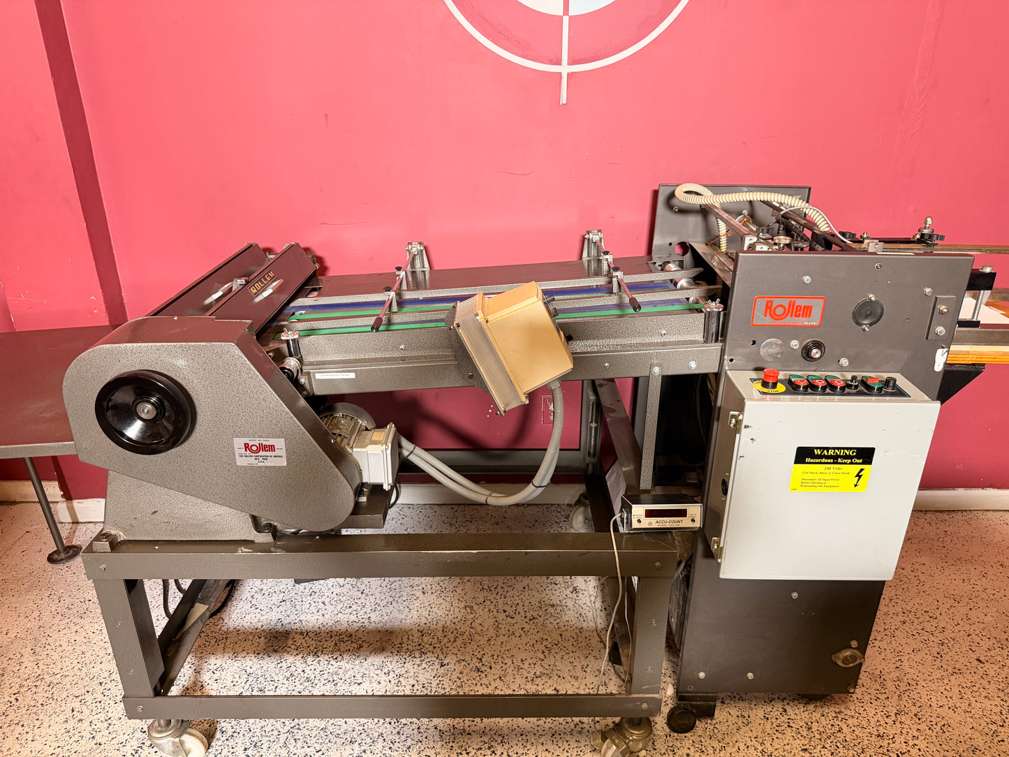 30” Wide Rollem TR perforator/scoring/Slit/Pile Feeder