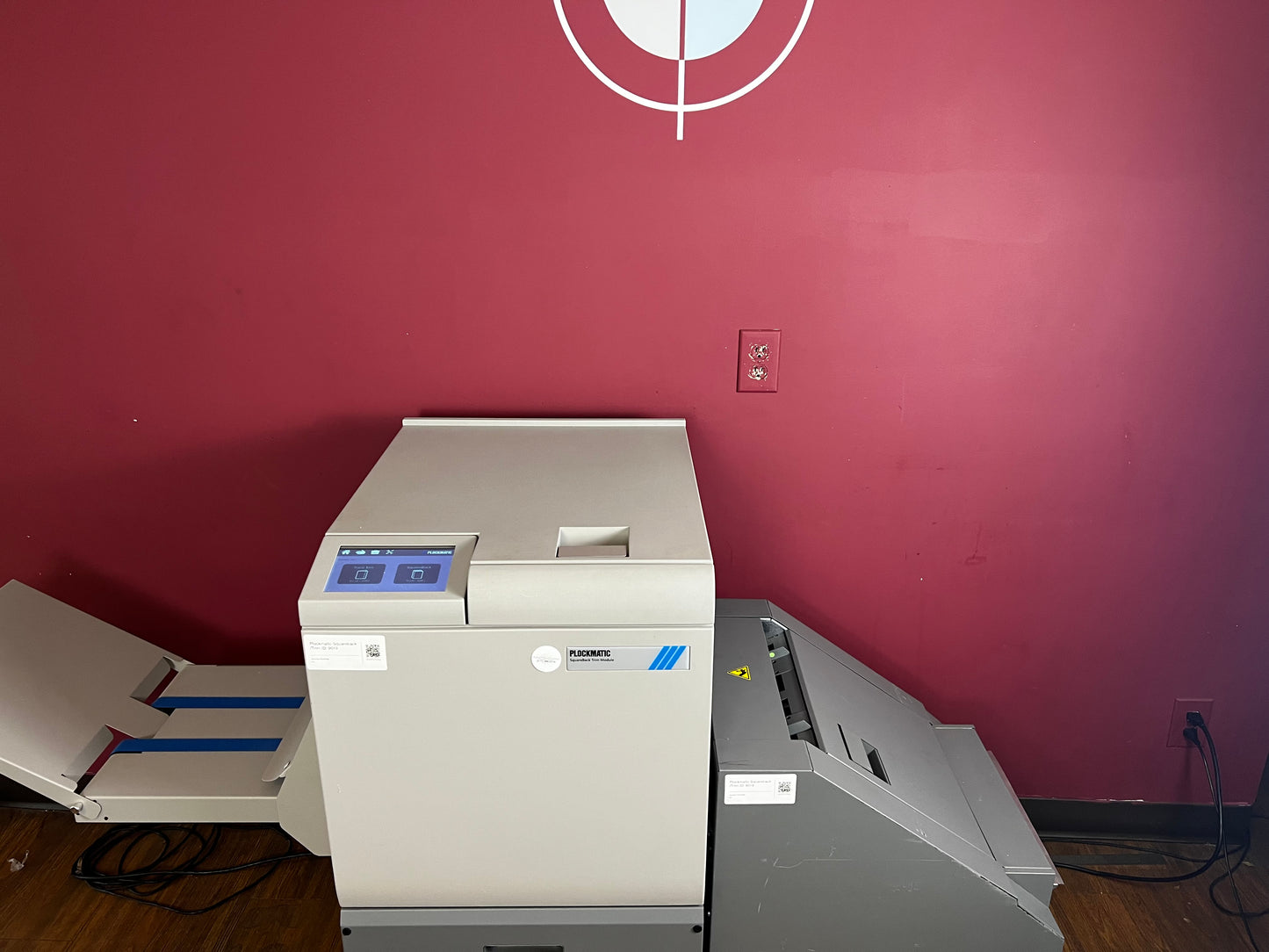 AA&D PressExchange Used Plockmatic SquareBack Trimmer for square fold spines and three-side booklet trim