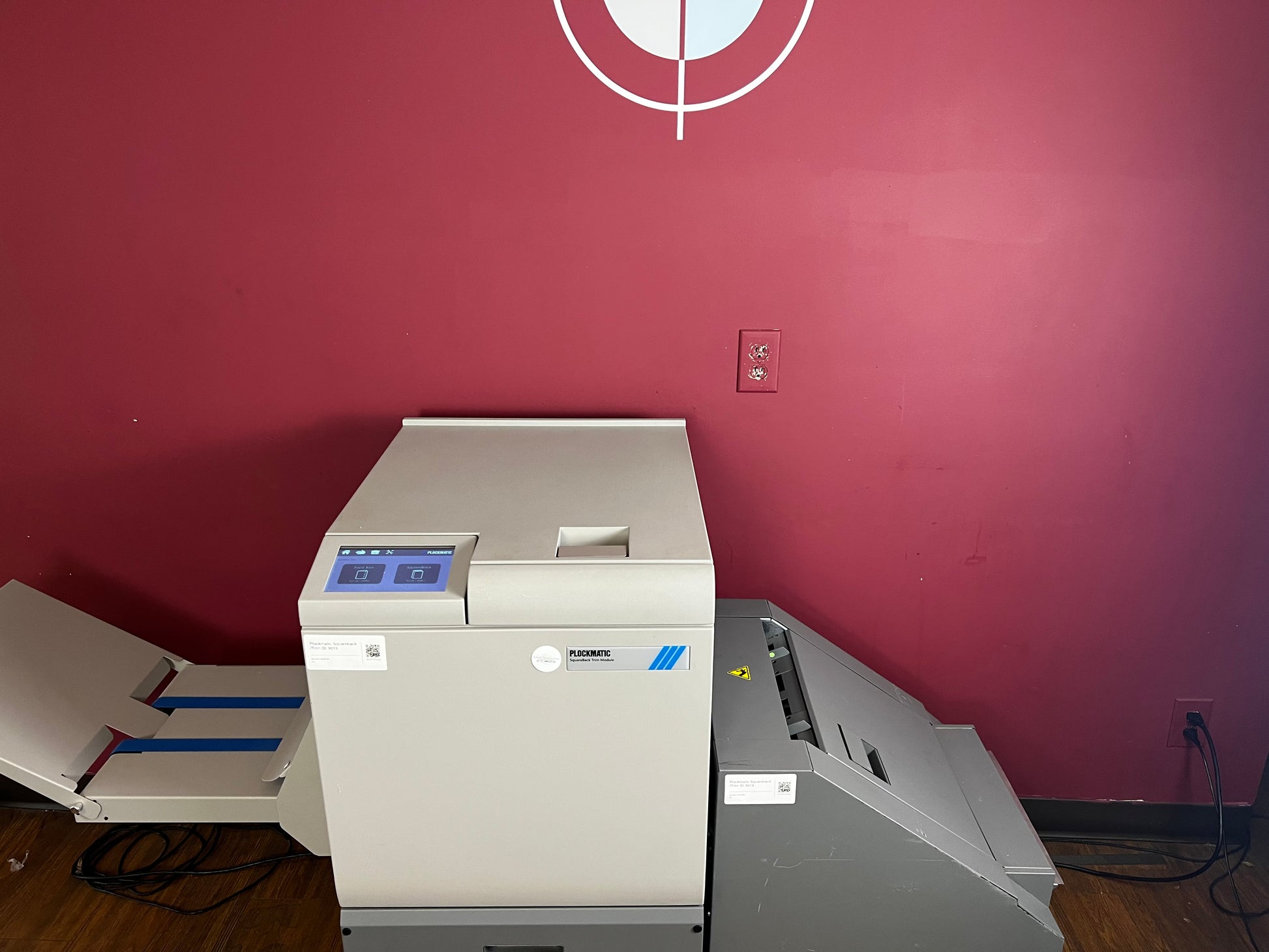AA&D PressExchange Used Plockmatic SquareBack Trimmer for square fold spines and three-side booklet trim