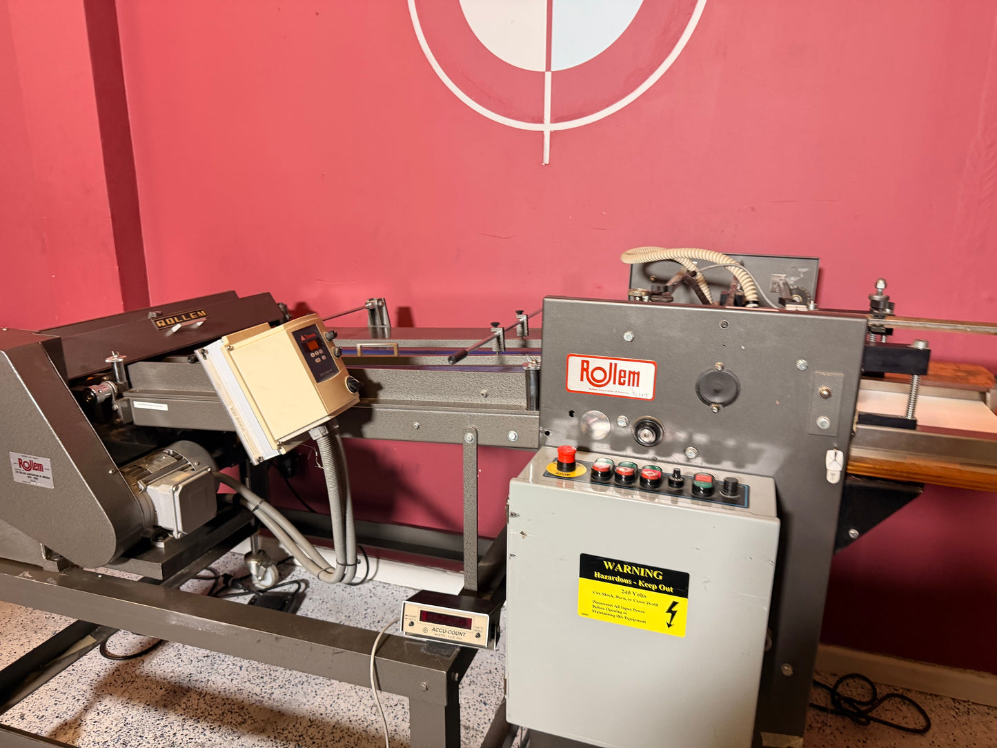 30” Wide Rollem TR perforator/scoring/Slit/Pile Feeder