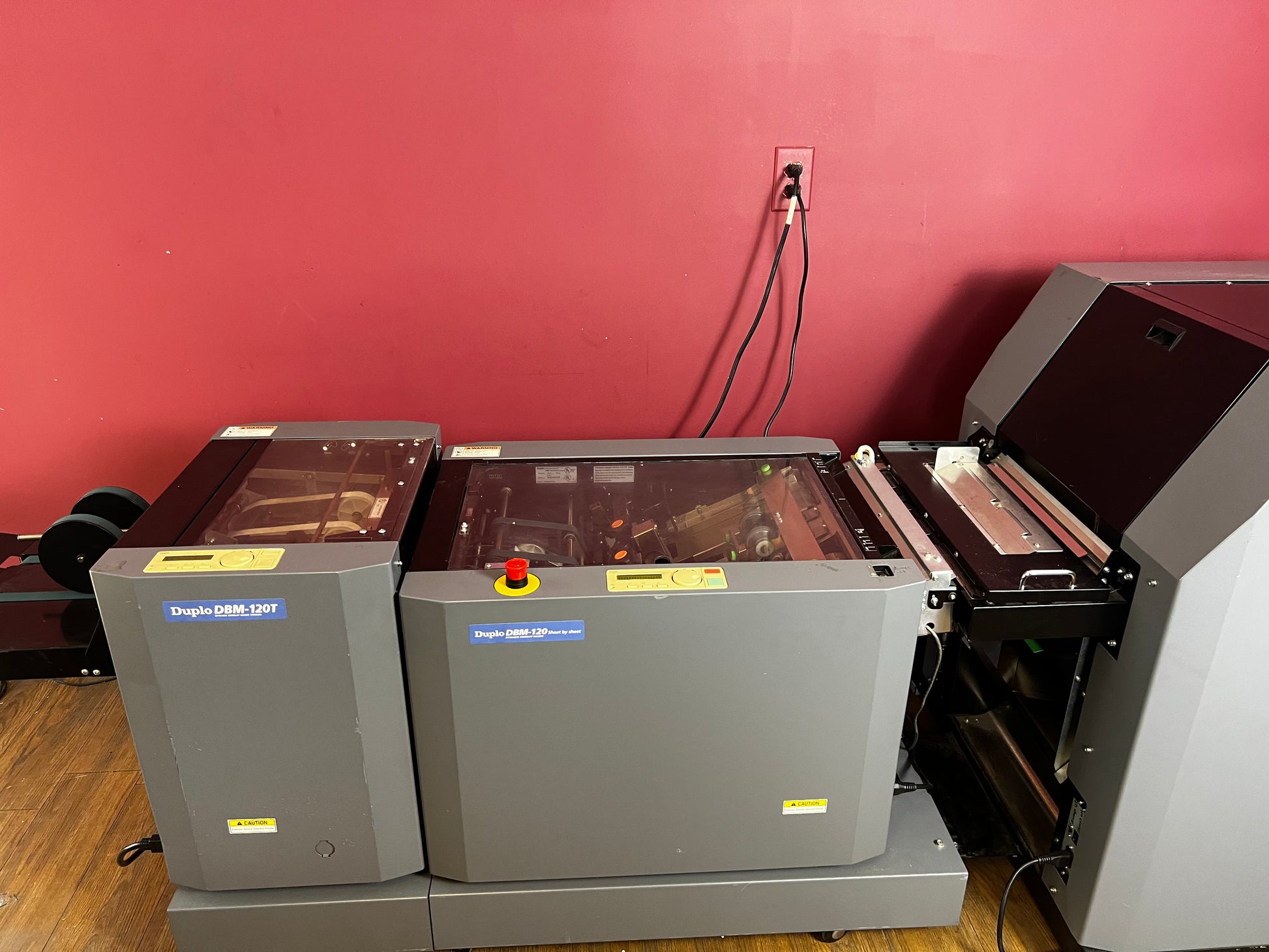 Used Duplo DBM-120 automatic booklet maker side profile – AA&D PressExchange