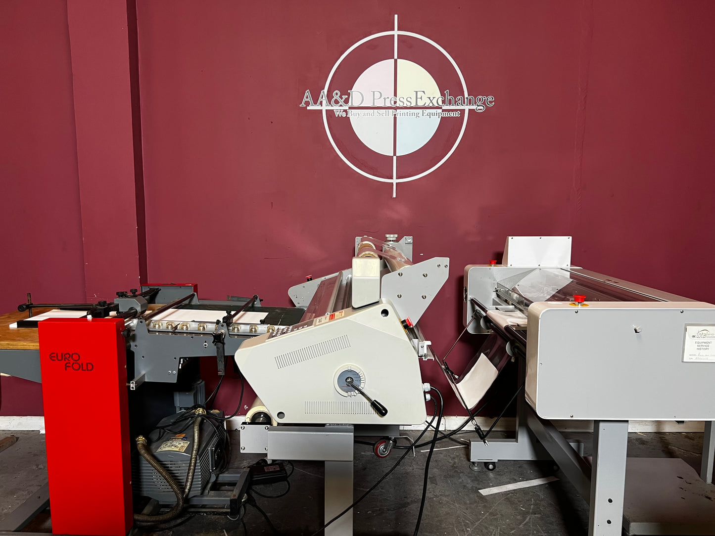 AA&D PressExchange Used GBC 1244 WF Laminator Cutter professional laminator for posters and inkjet prints