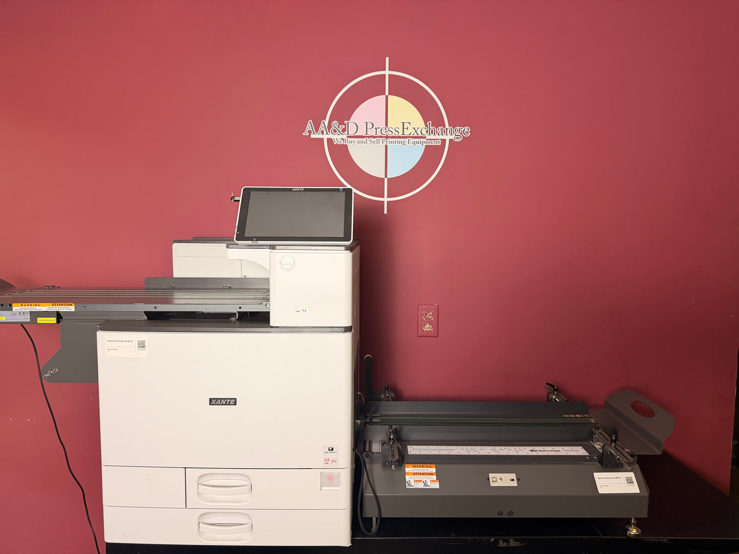 Used Xante En Press Envelope Printer Low meter 3K feeder system for bulk envelope printing