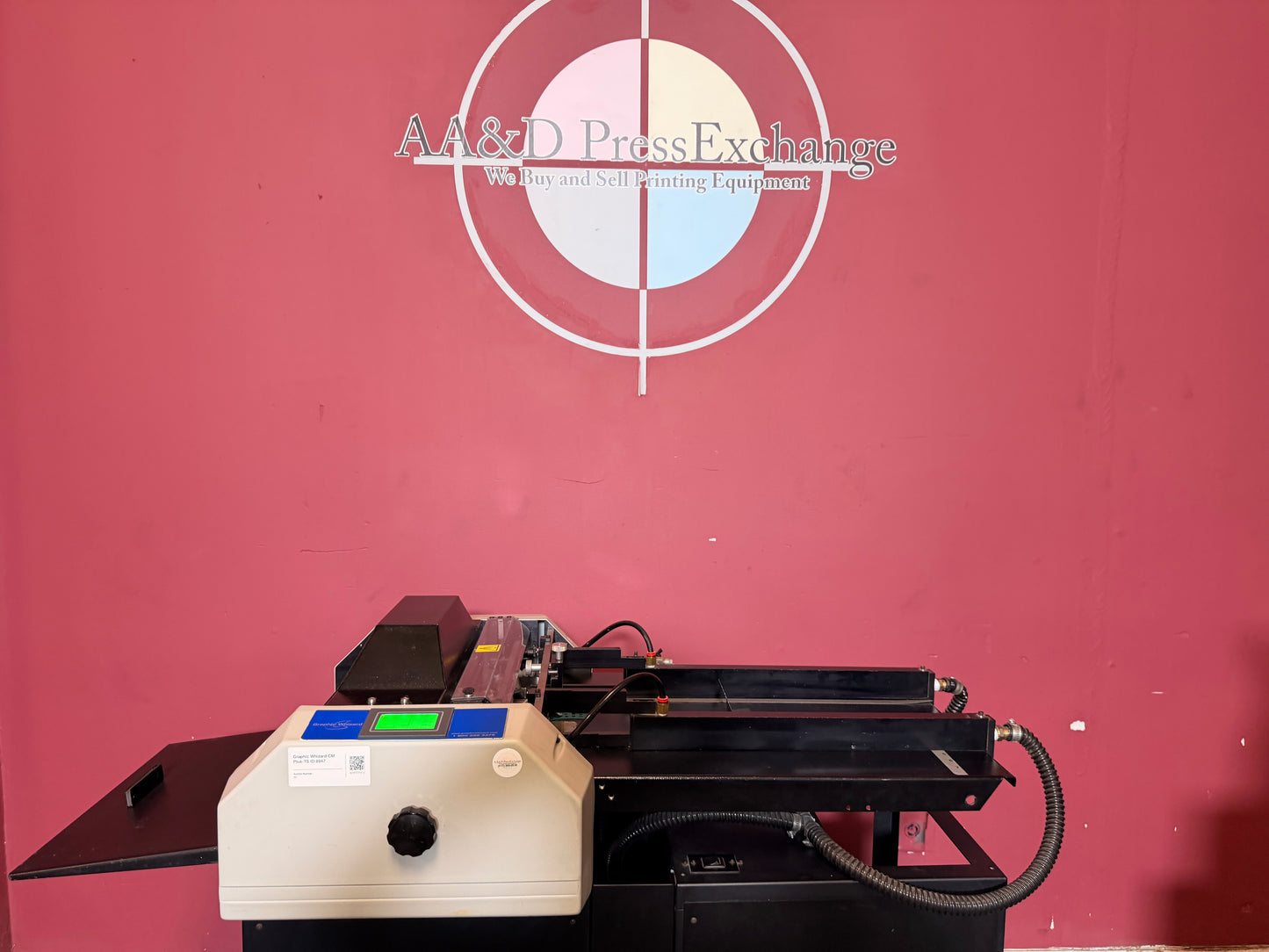 Used Graphic Whizard CreaseMaster Plus automatic vacuum feed paper creaser – AA&D PressExchange