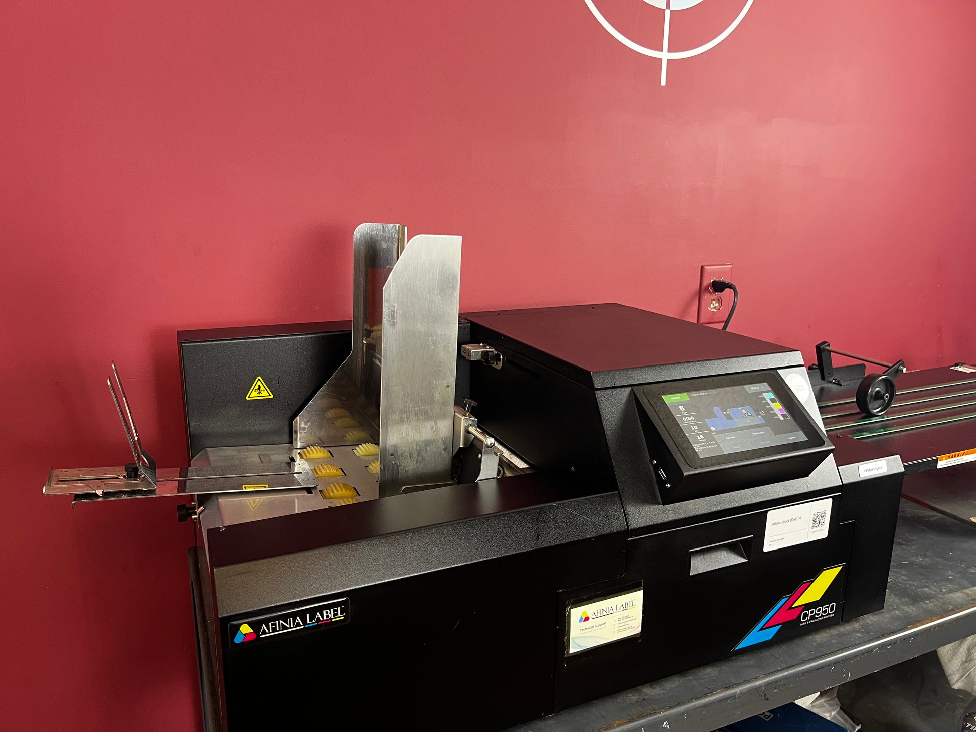 Used Afinia CP950 Commercial Printer back panel view – AA&D PressExchange