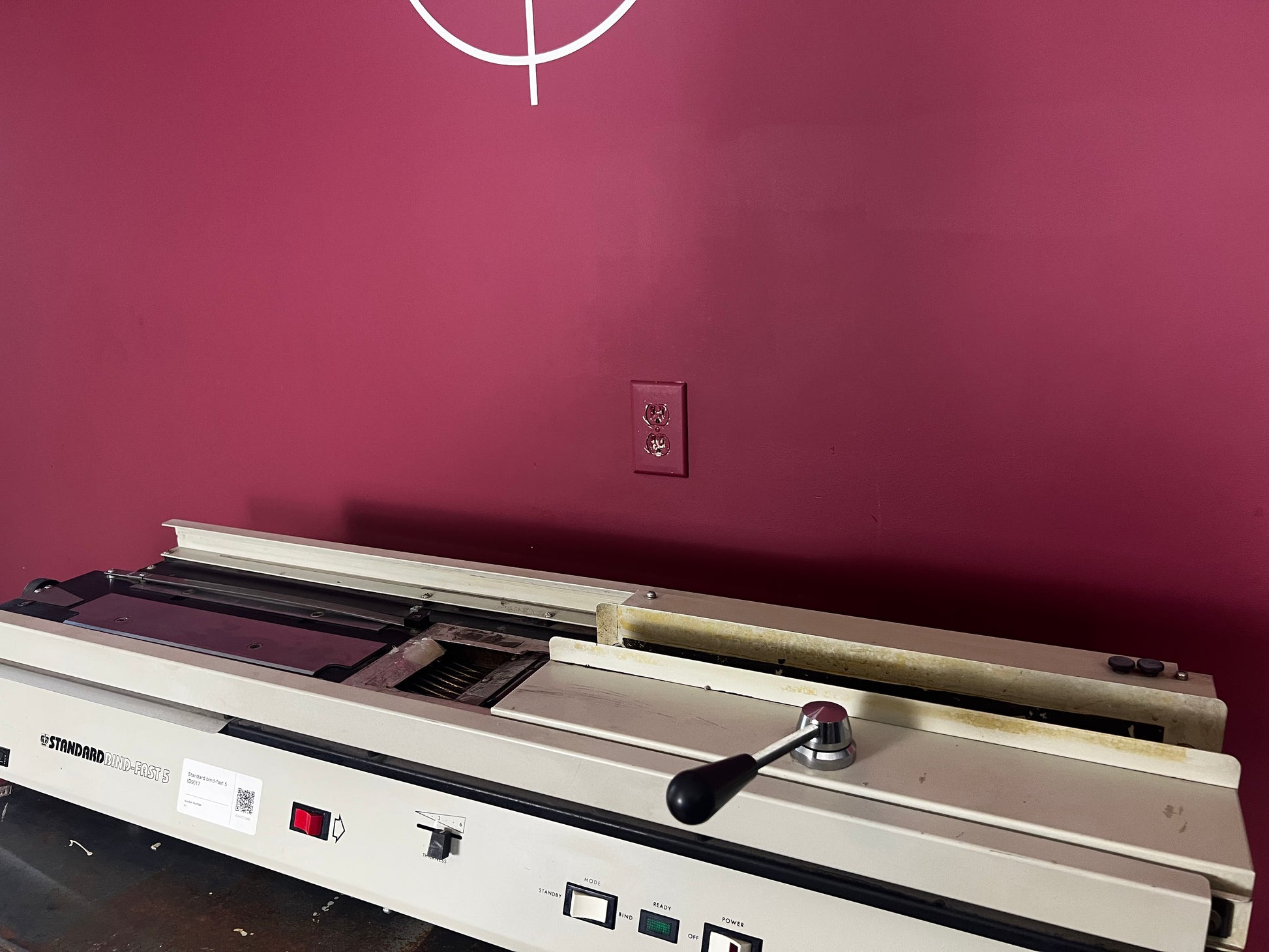Used Standard BindFast 5 tabletop padder and perfect binder for documents – AA&D PressExchange
