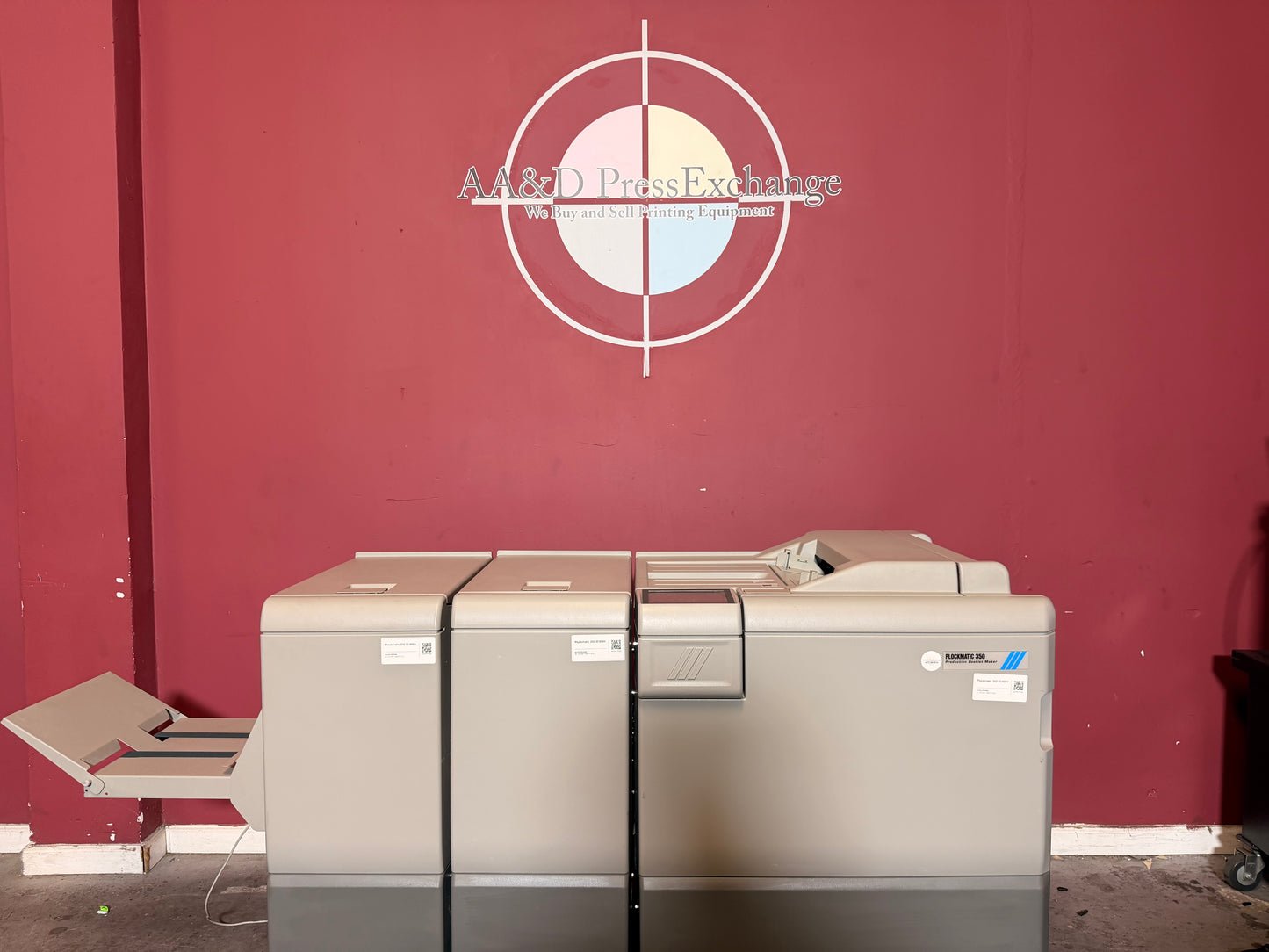 2k Meter Warranty! Plockmatic 350 Stitch/Fold/Square Back/Trim !Video!